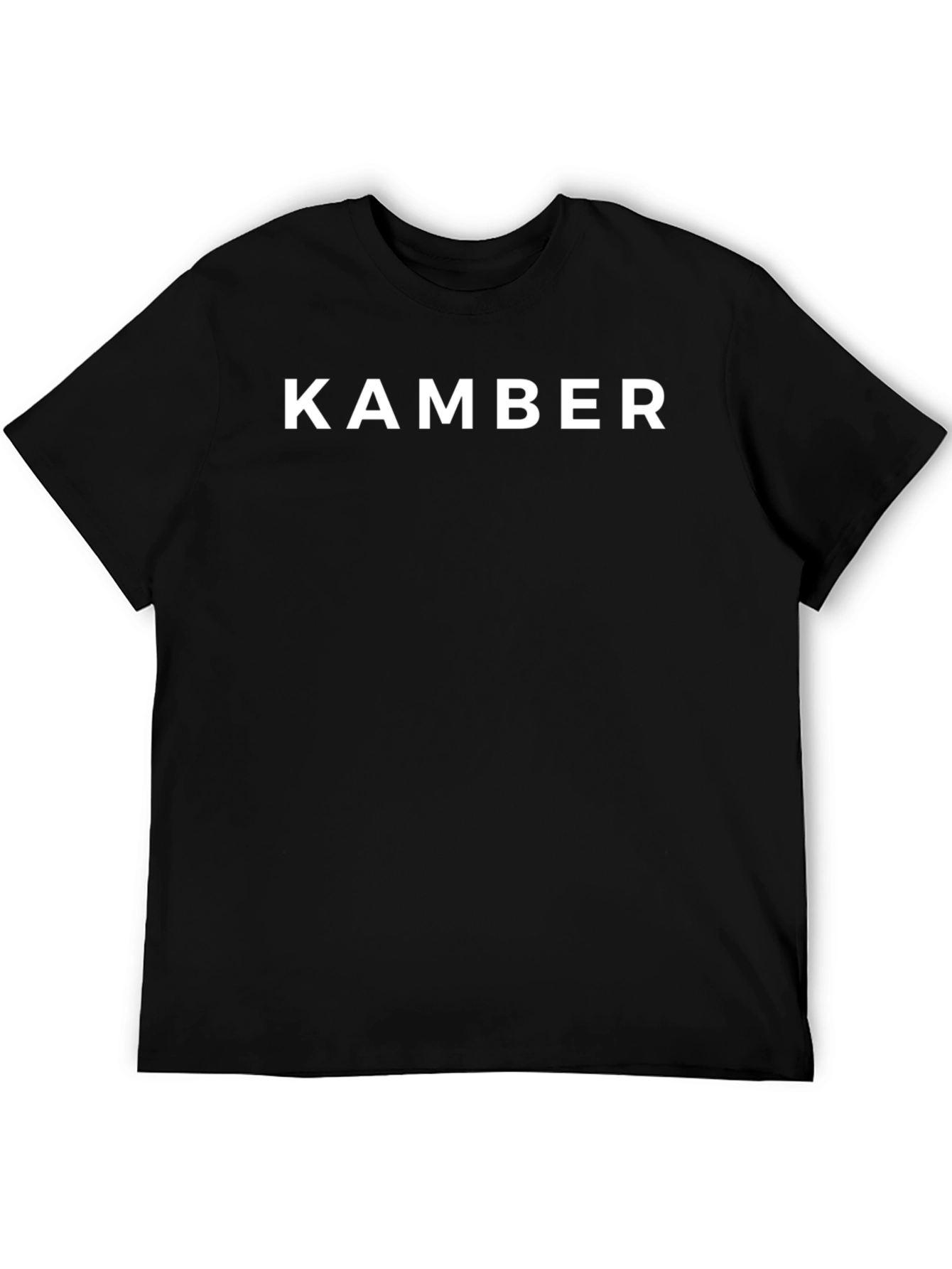 Kamber Black Graphic Tee Shirt