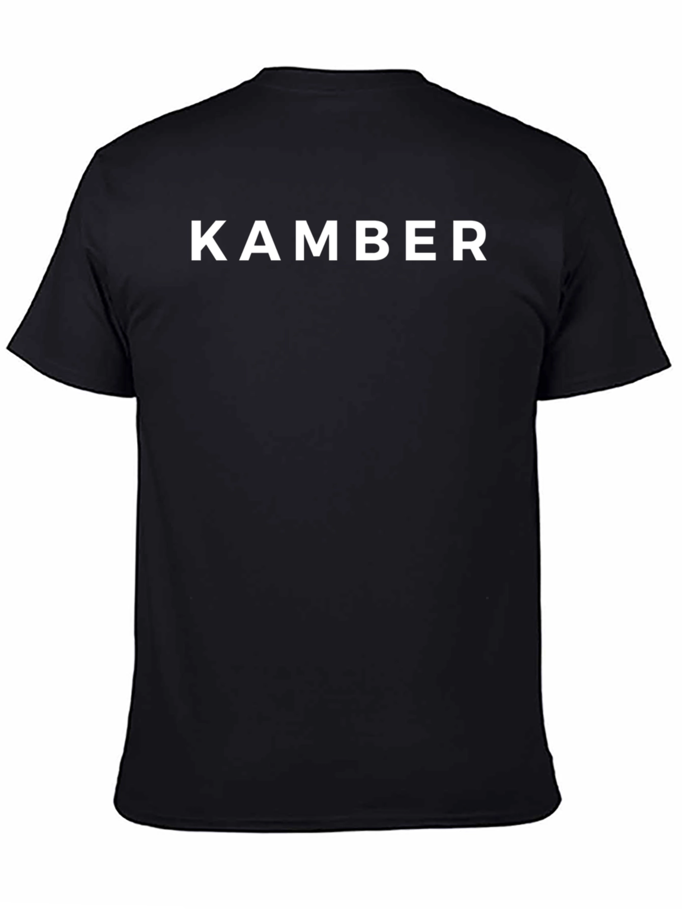 Kamber Black Graphic Tee Shirt