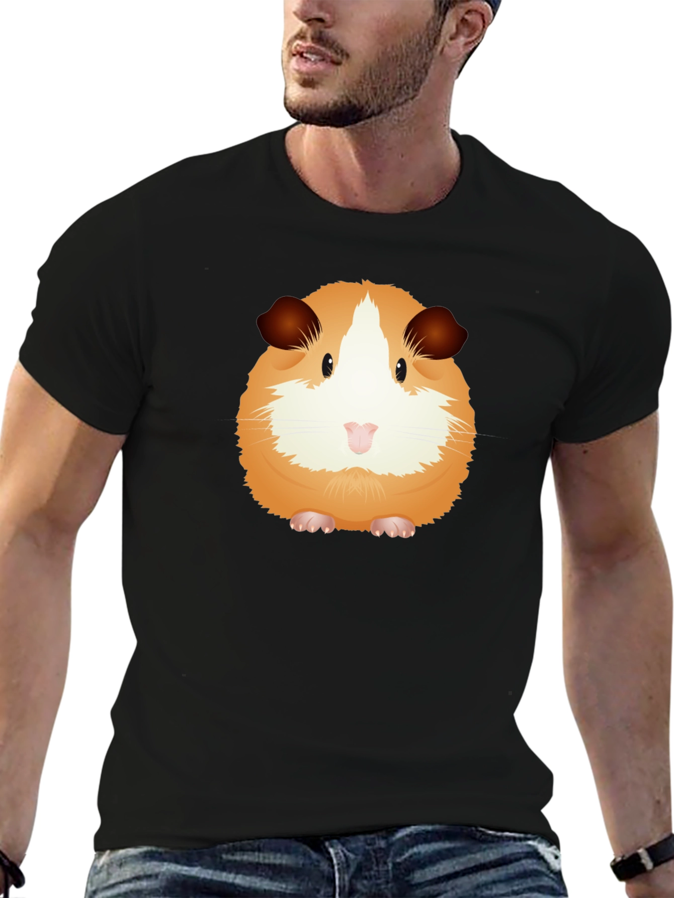 Cute Guinea Pig Graphic T-Shirt - Unisex