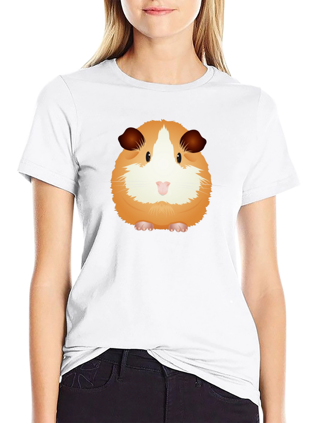 Cute Guinea Pig Graphic T-Shirt - Unisex