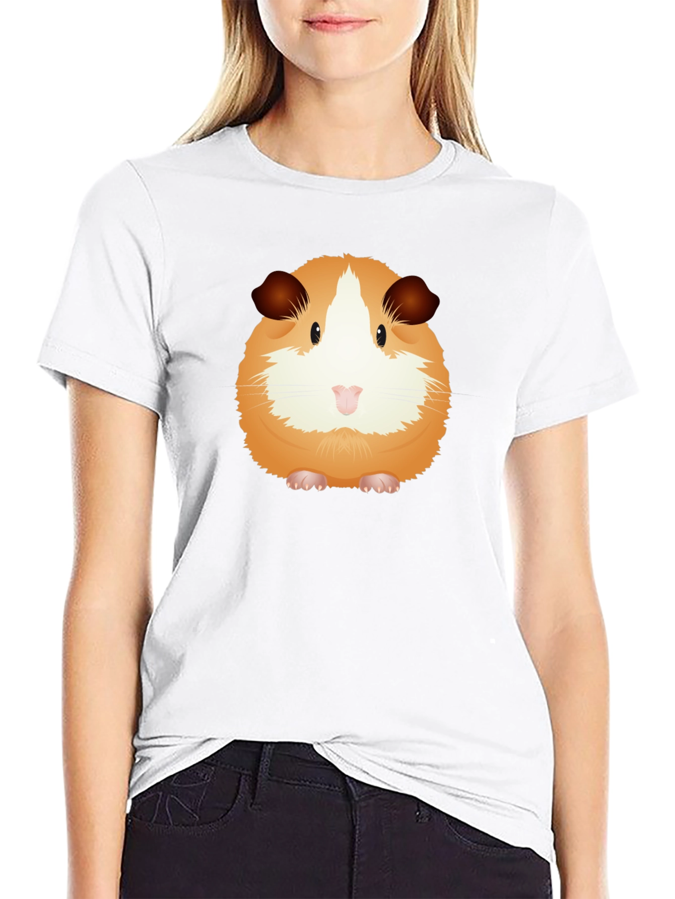 Cute Guinea Pig Graphic T-Shirt - Unisex