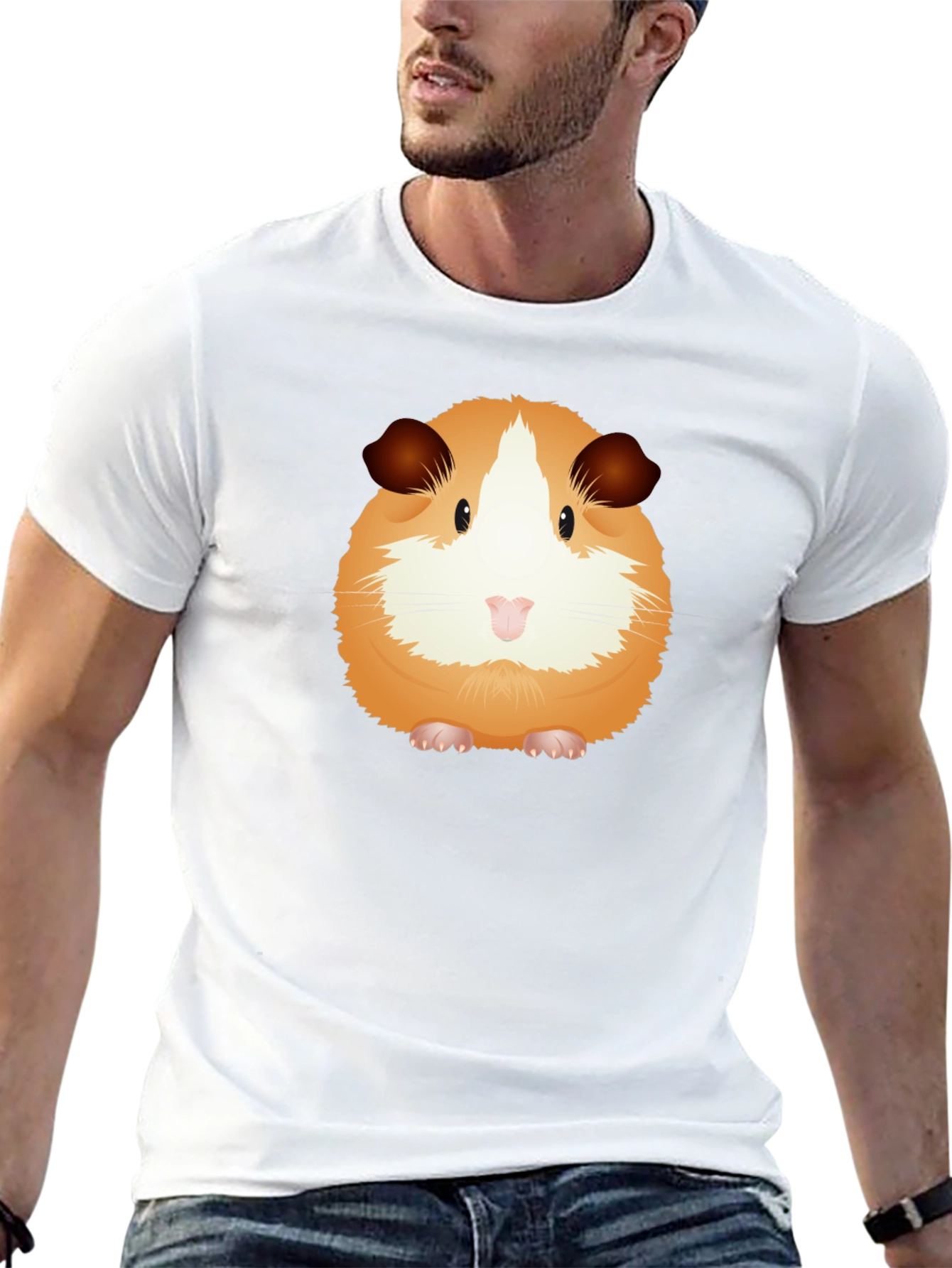 Cute Guinea Pig Graphic T-Shirt - Unisex