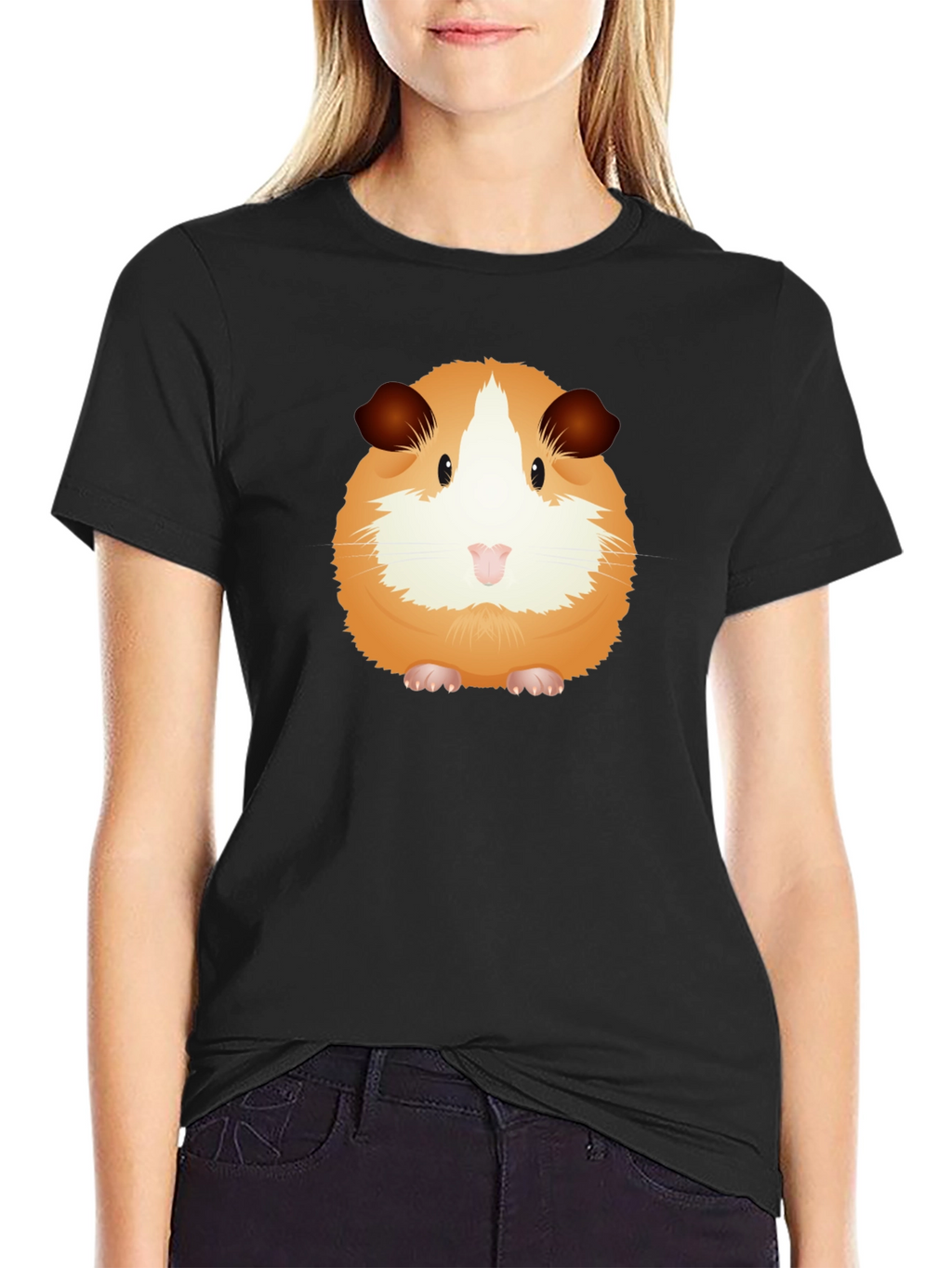 Cute Guinea Pig Graphic T-Shirt - Unisex