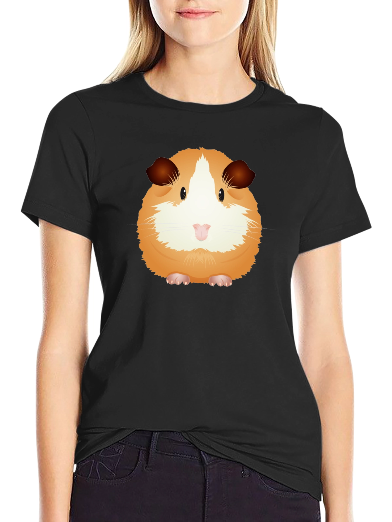 Cute Guinea Pig Graphic T-Shirt - Unisex
