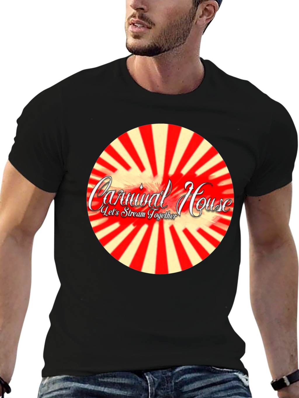 Carnival House Black Graphic Tee