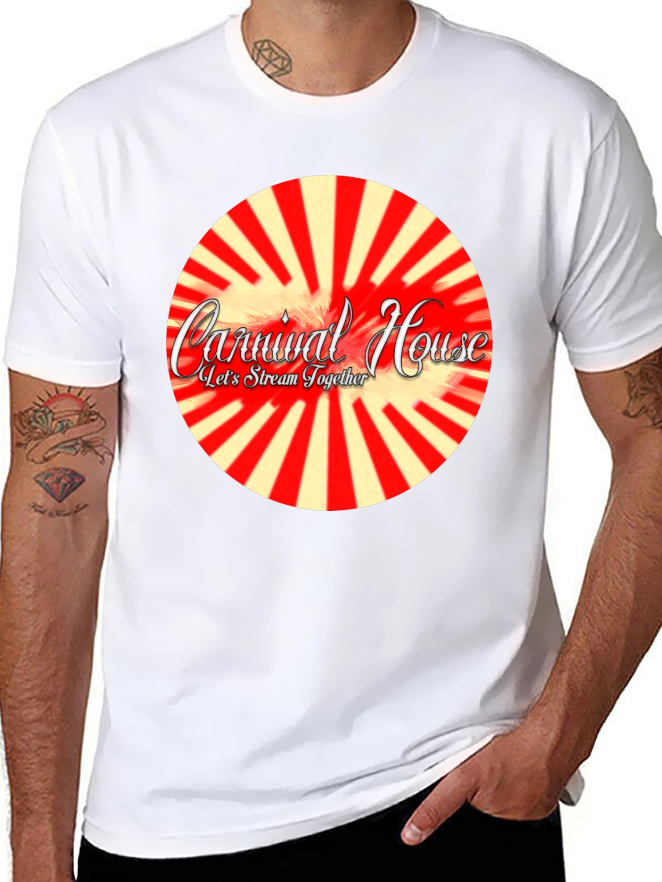 Carnival House Black Graphic Tee