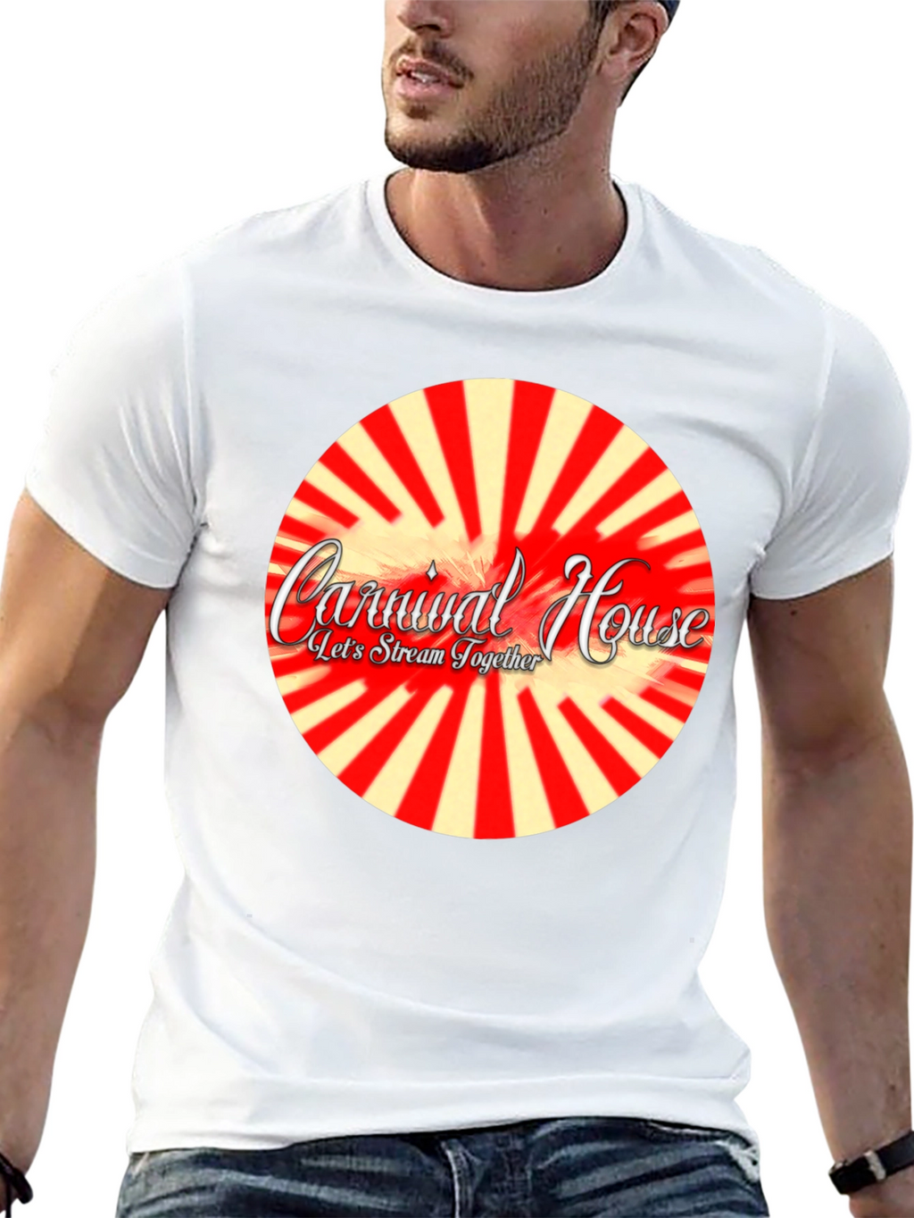 Carnival House Black Graphic Tee
