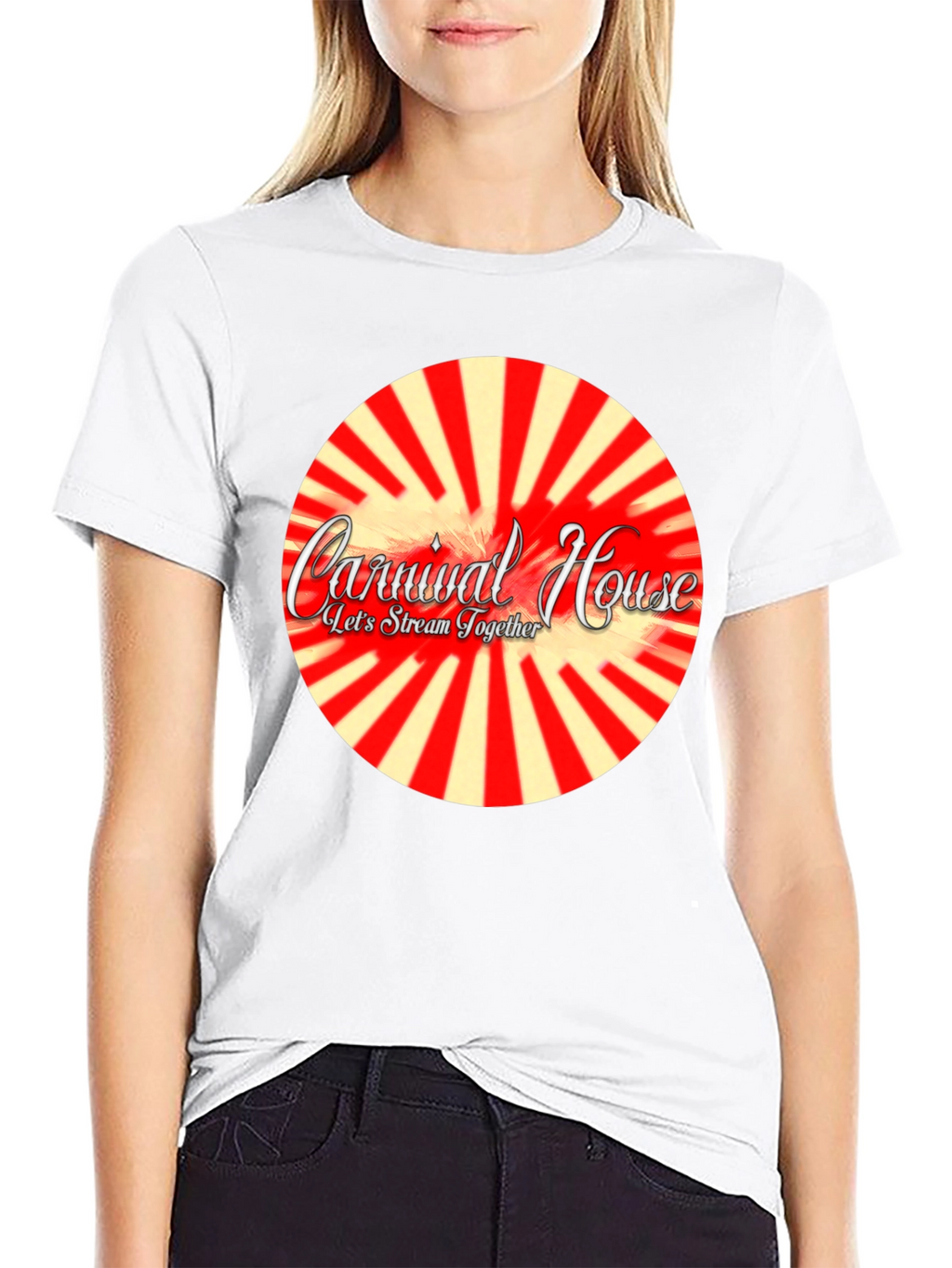 Carnival House Black Graphic Tee