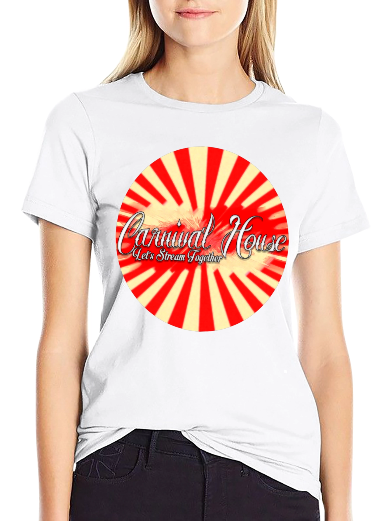 Carnival House Black Graphic Tee