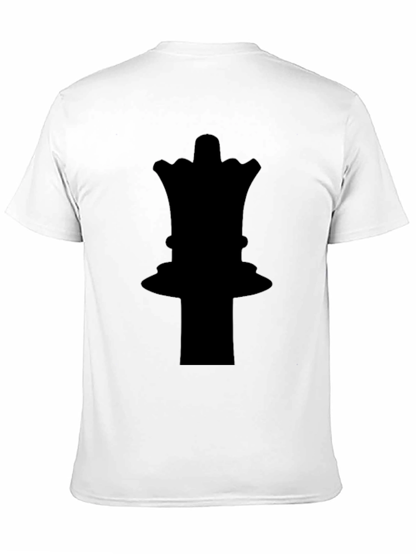 Chess Queen Graphic Tee - Black Cotton T-Shirt