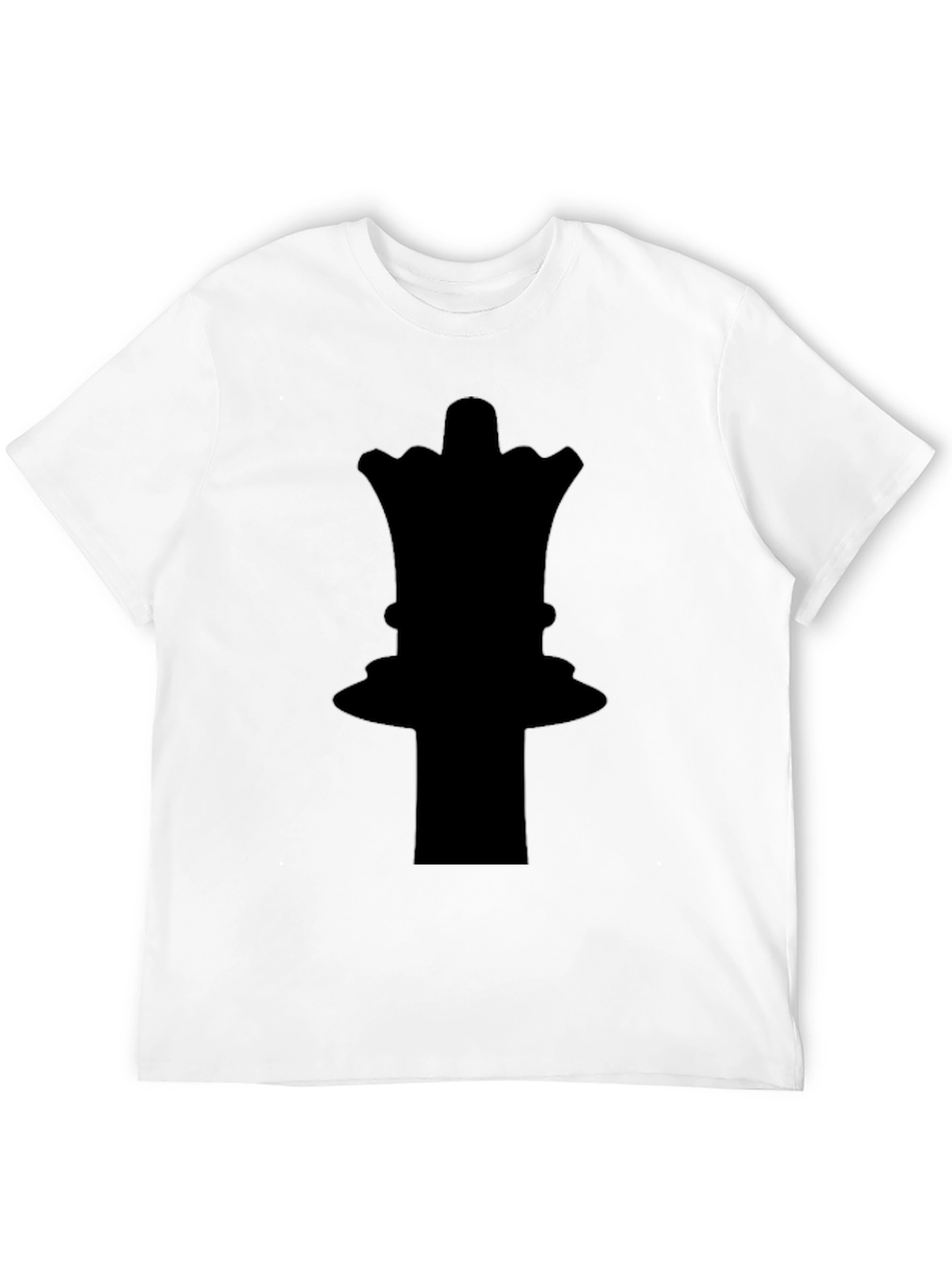 Chess Queen Graphic Tee - Black Cotton T-Shirt