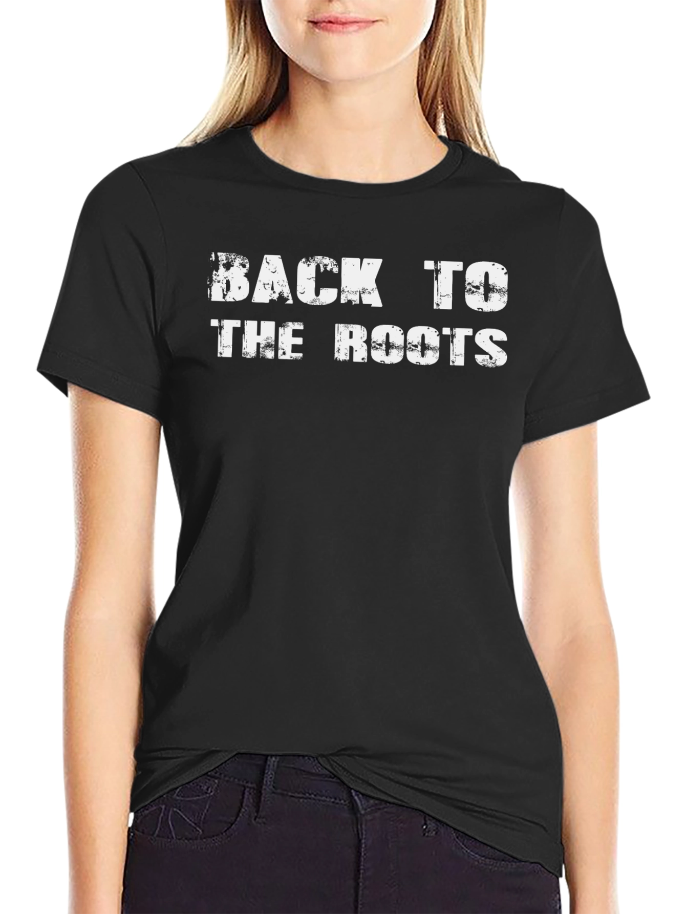 Back to the Roots Graphic T-Shirt - Black Cotton Tee
