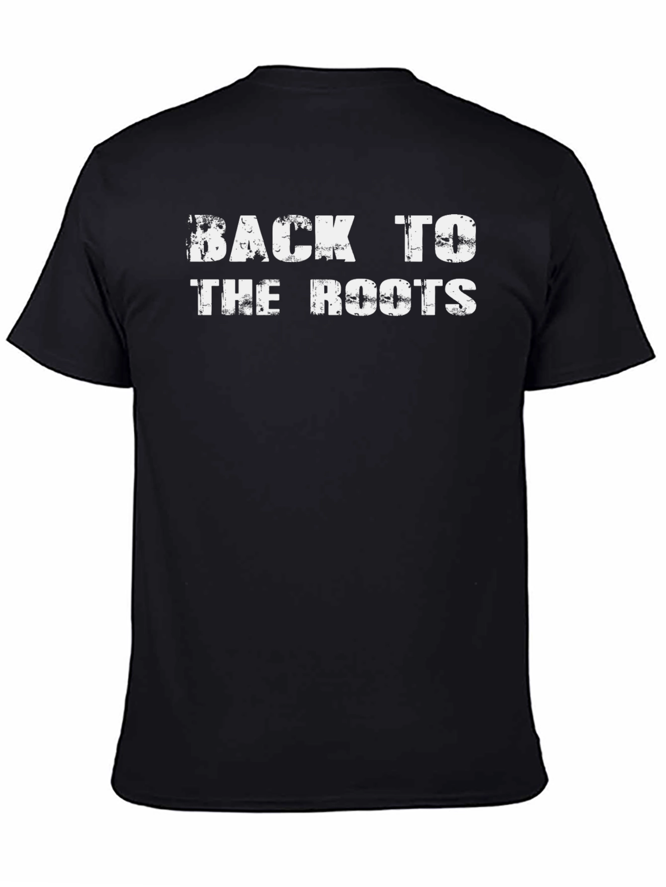 Back to the Roots Graphic T-Shirt - Black Cotton Tee