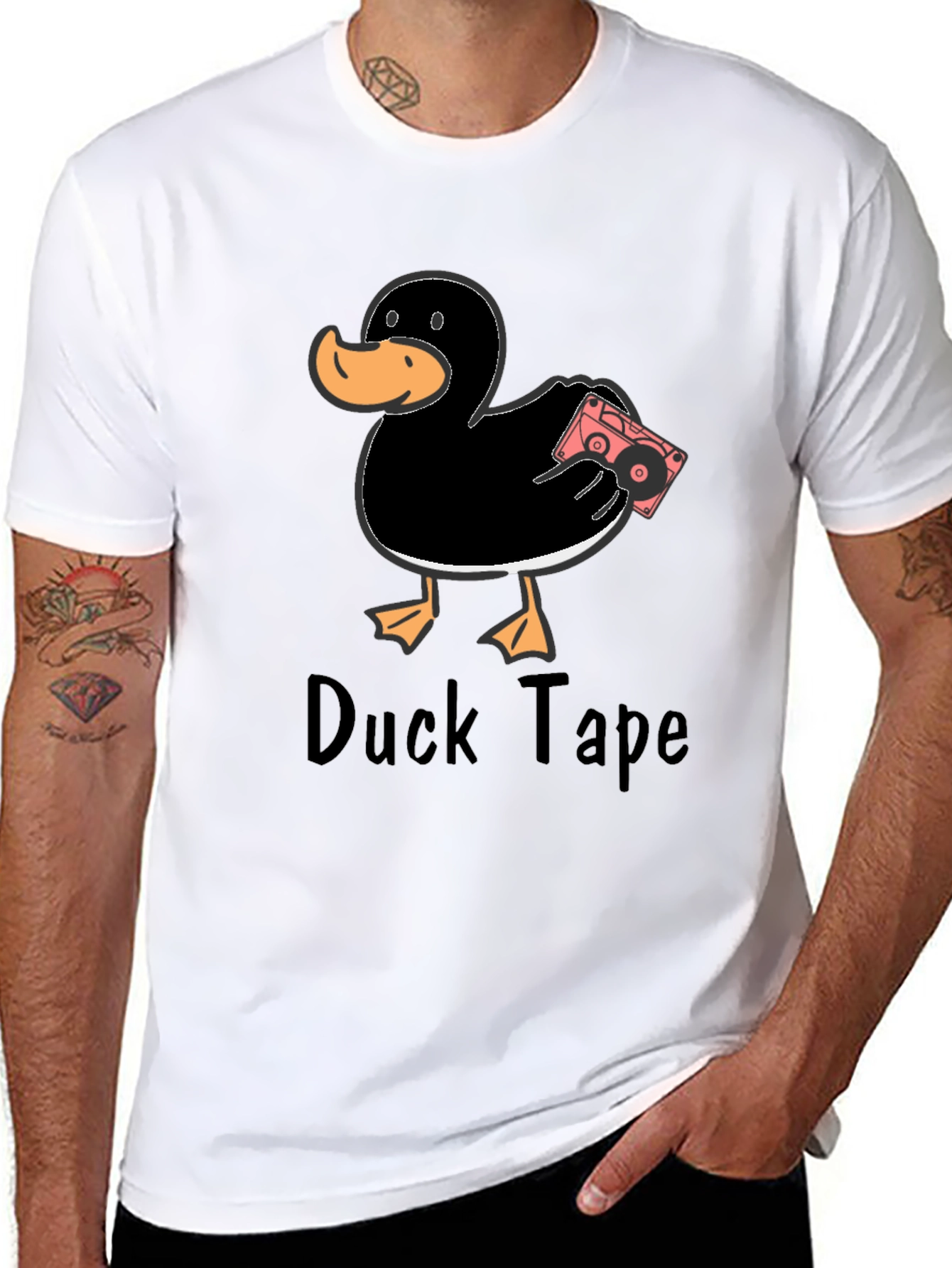 Duck Tape Graphic Tee - Funny Humor T-Shirt