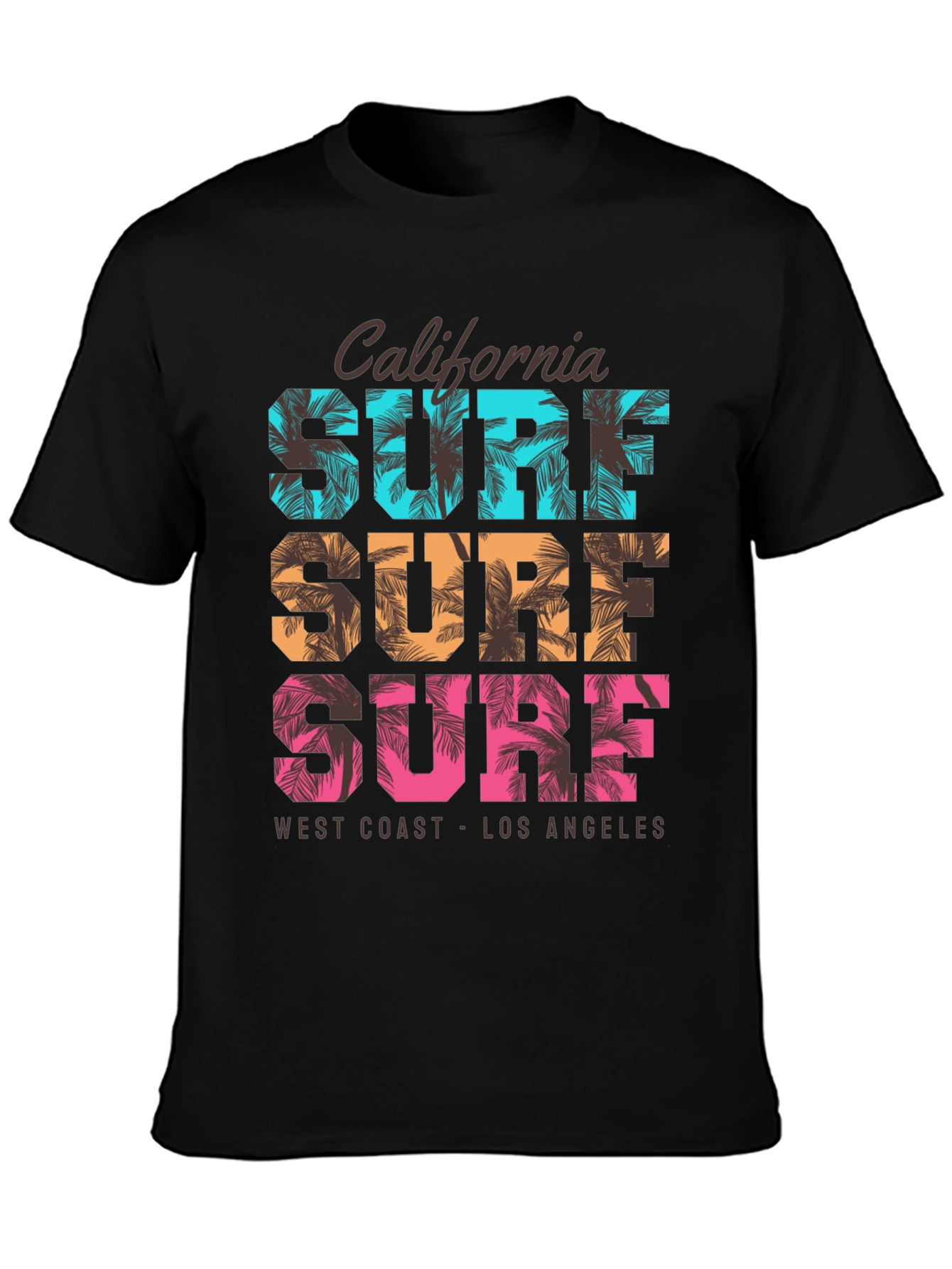California Surf Graphic Tee - West Coast LA