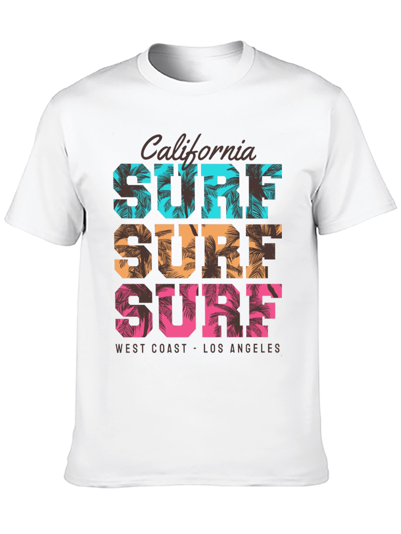 California Surf Graphic Tee - West Coast LA