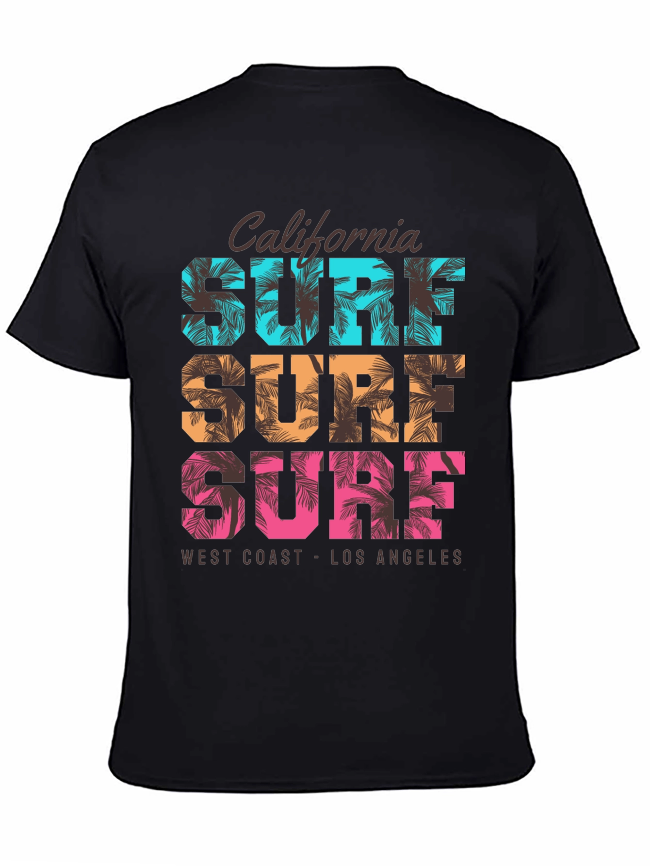 California Surf Graphic Tee - West Coast LA