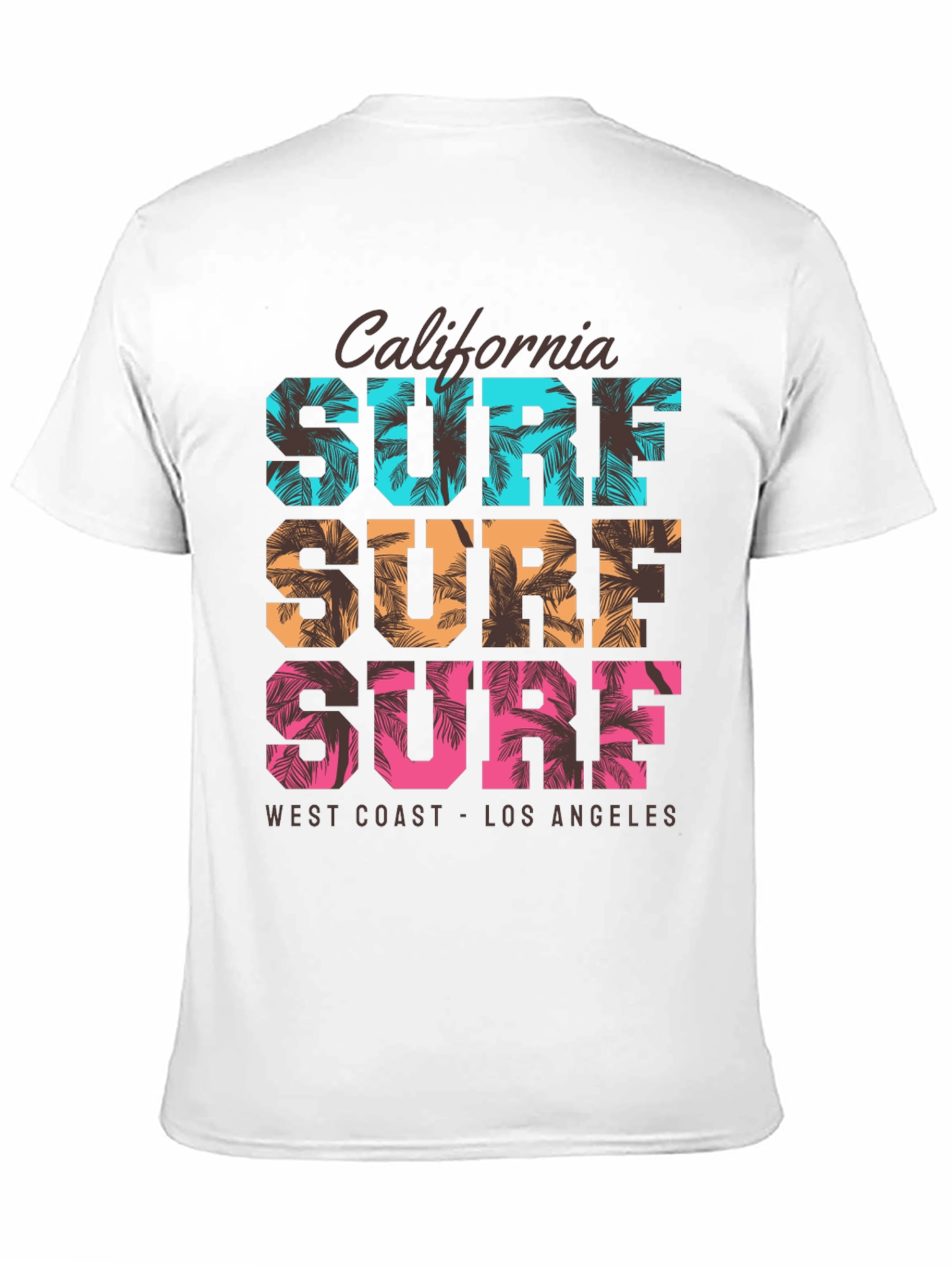 California Surf Graphic Tee - West Coast LA