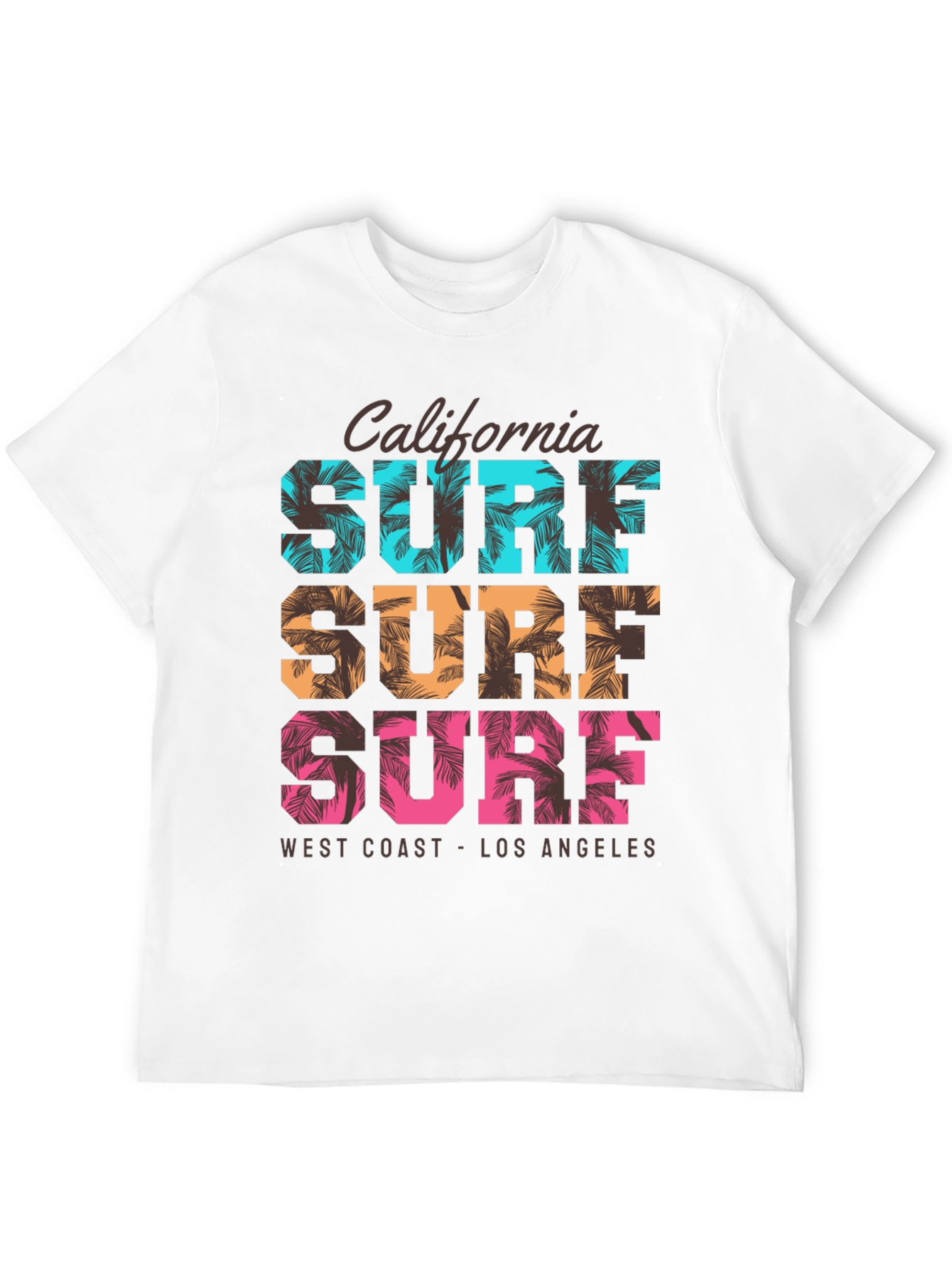 California Surf Graphic Tee - West Coast LA