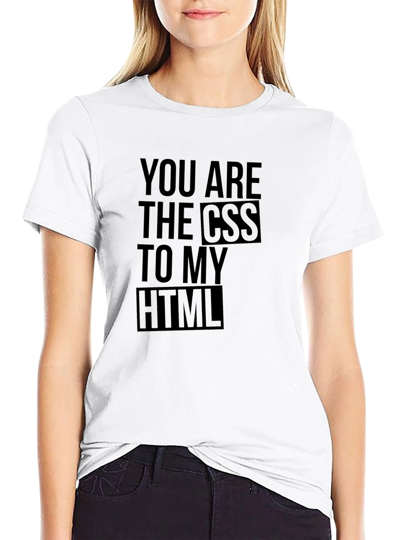 CSS to My HTML Black T-Shirt Programmer Gift