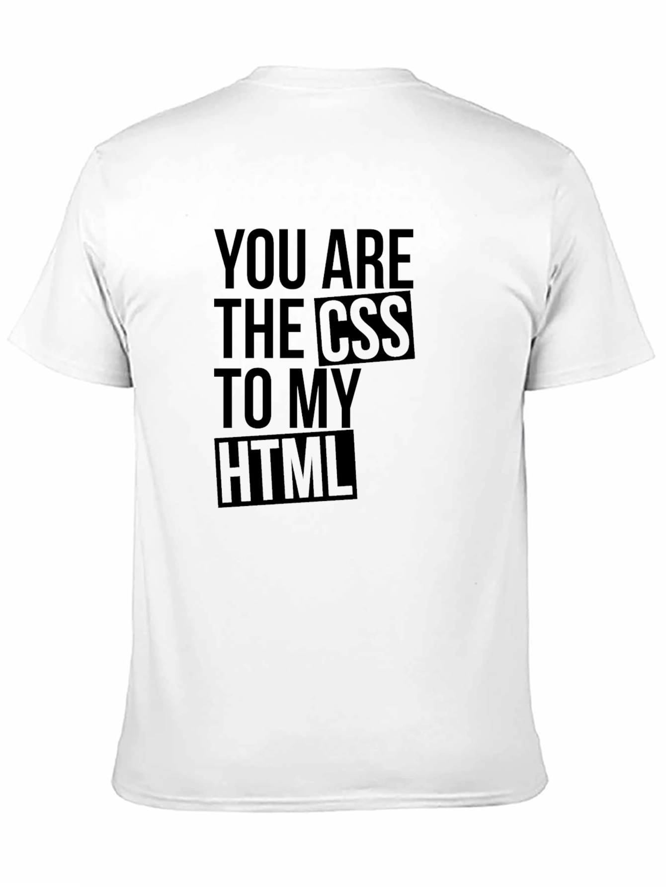 CSS to My HTML Black T-Shirt Programmer Gift