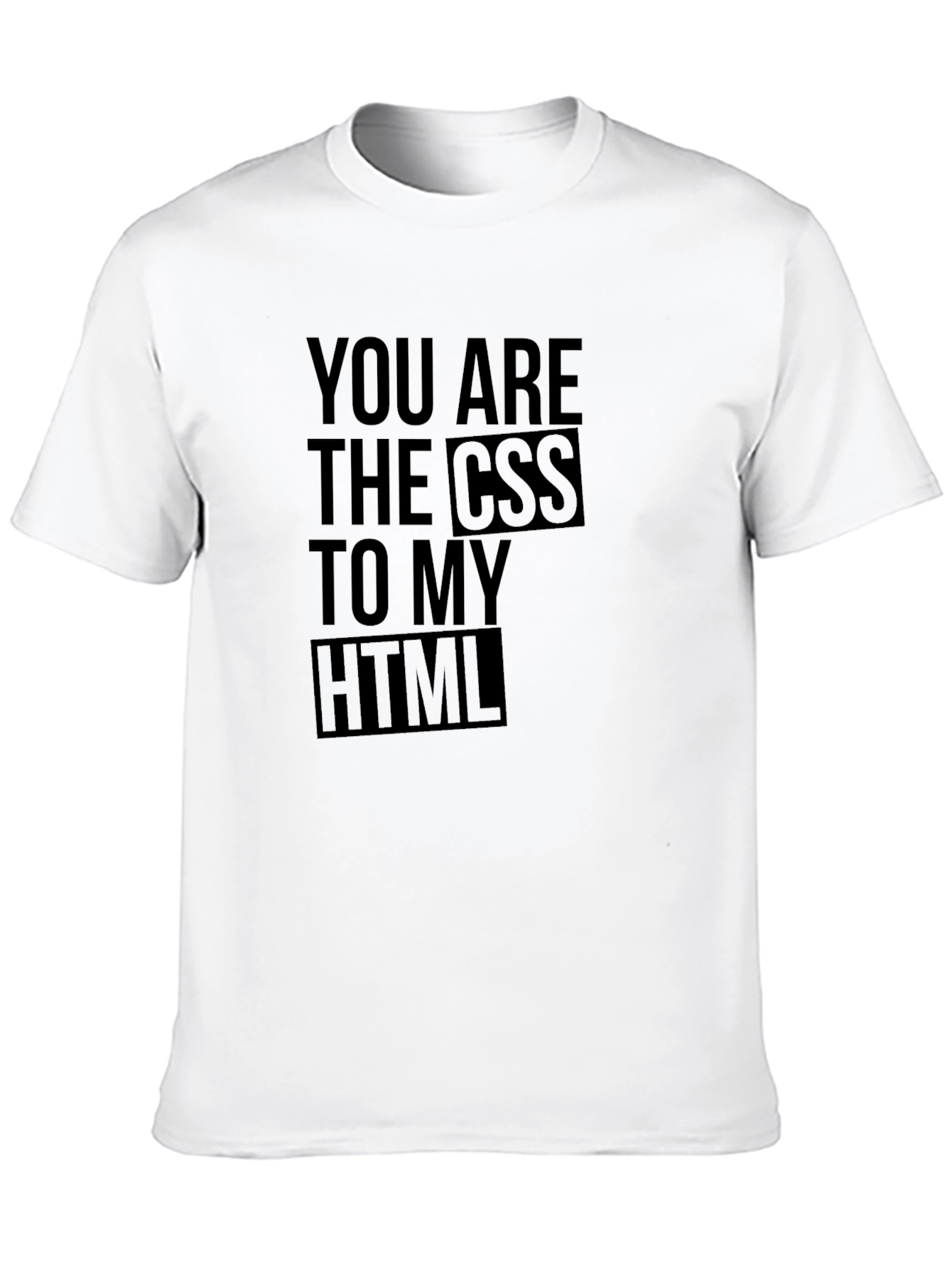 CSS to My HTML Black T-Shirt Programmer Gift