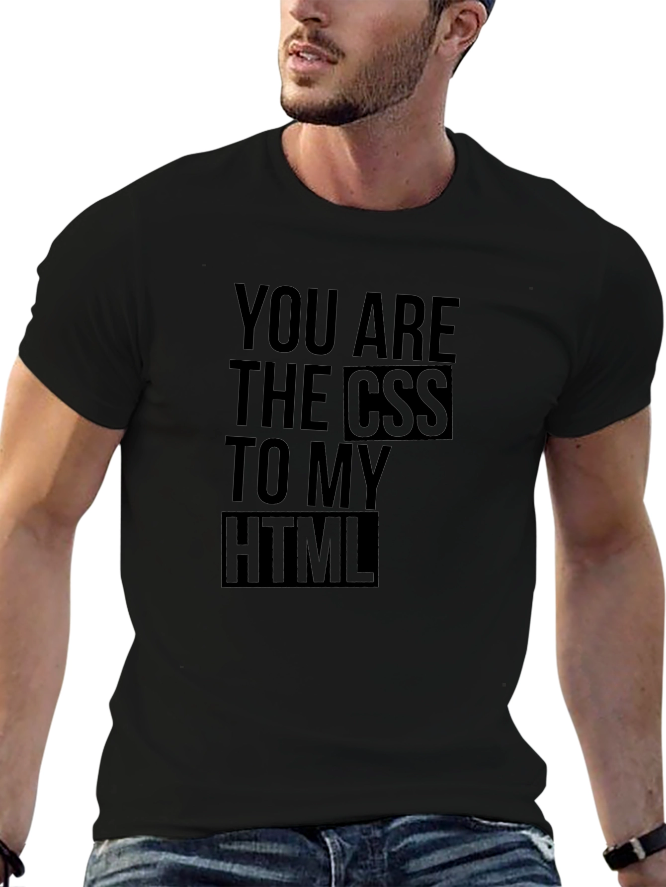 CSS to My HTML Black T-Shirt Programmer Gift