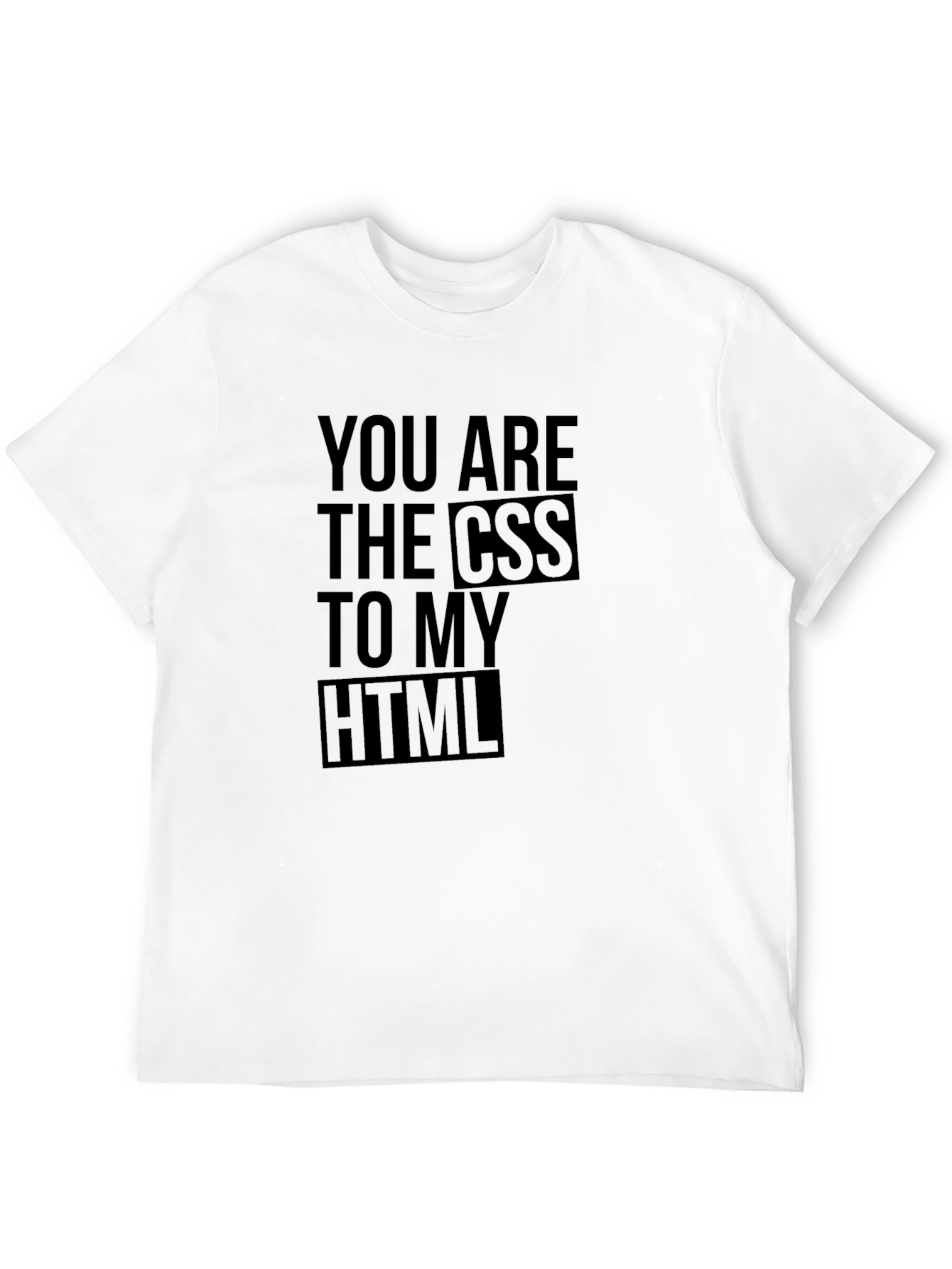 CSS to My HTML Black T-Shirt Programmer Gift