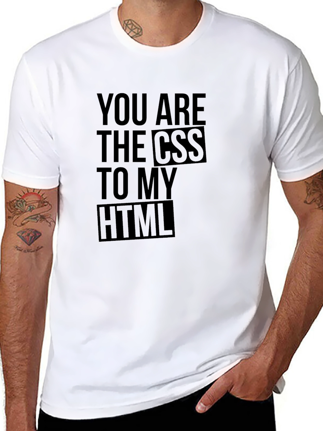 CSS to My HTML Black T-Shirt Programmer Gift