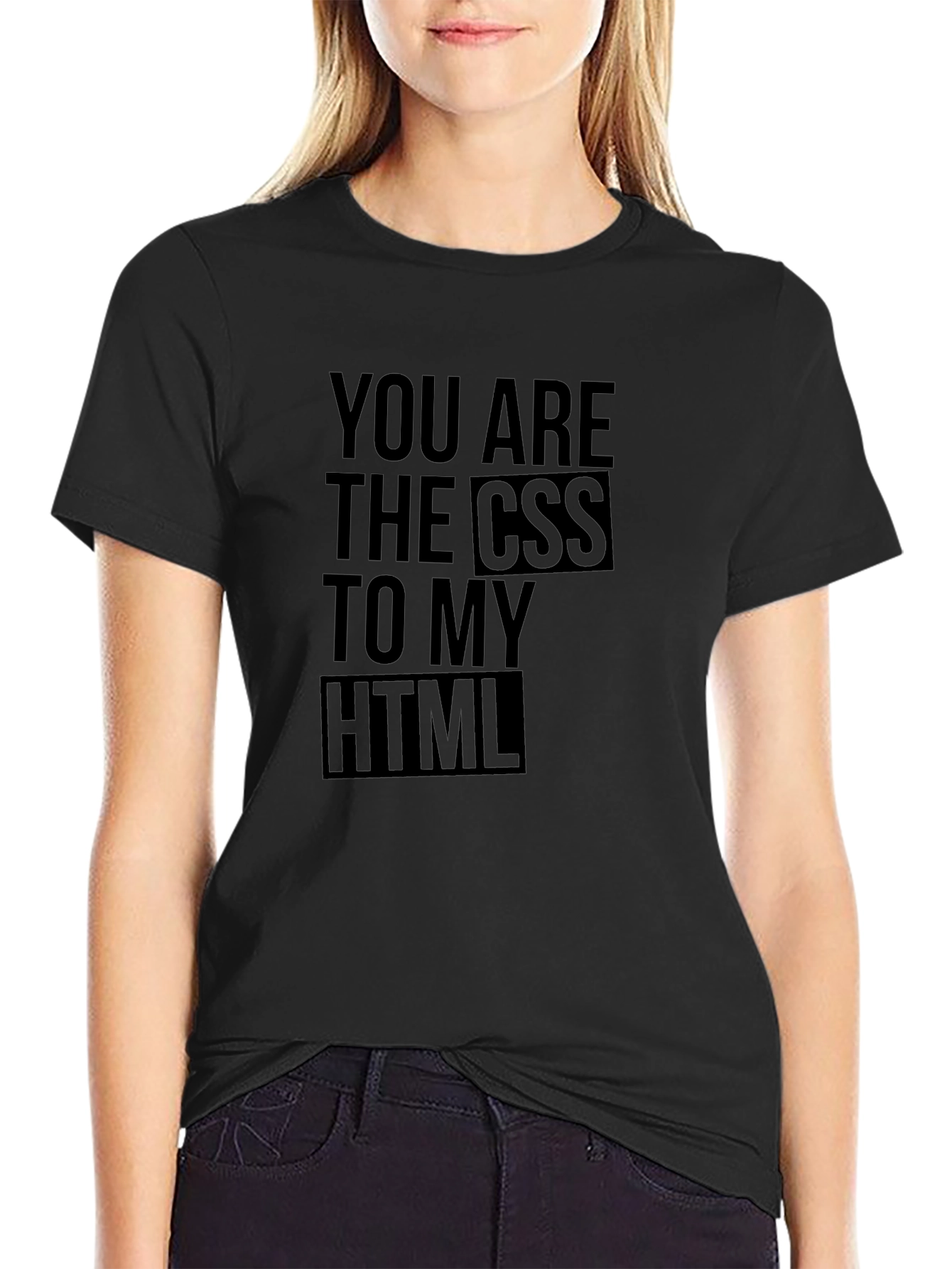 CSS to My HTML Black T-Shirt Programmer Gift
