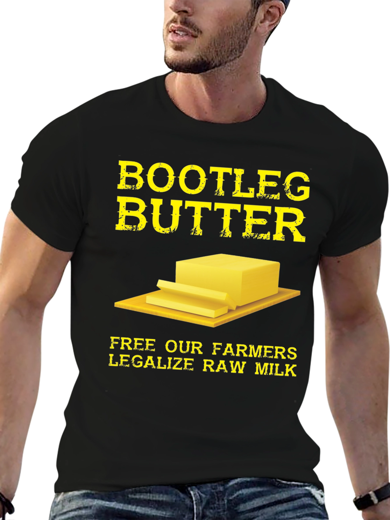 Bootleg Butter T-Shirt - Legalize Raw Milk Tee