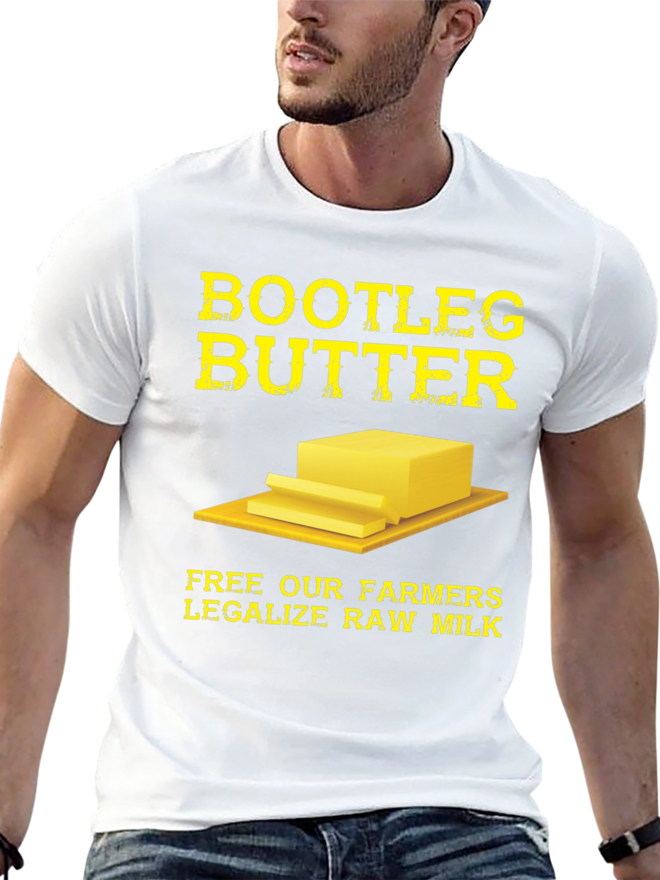 Bootleg Butter T-Shirt - Legalize Raw Milk Tee