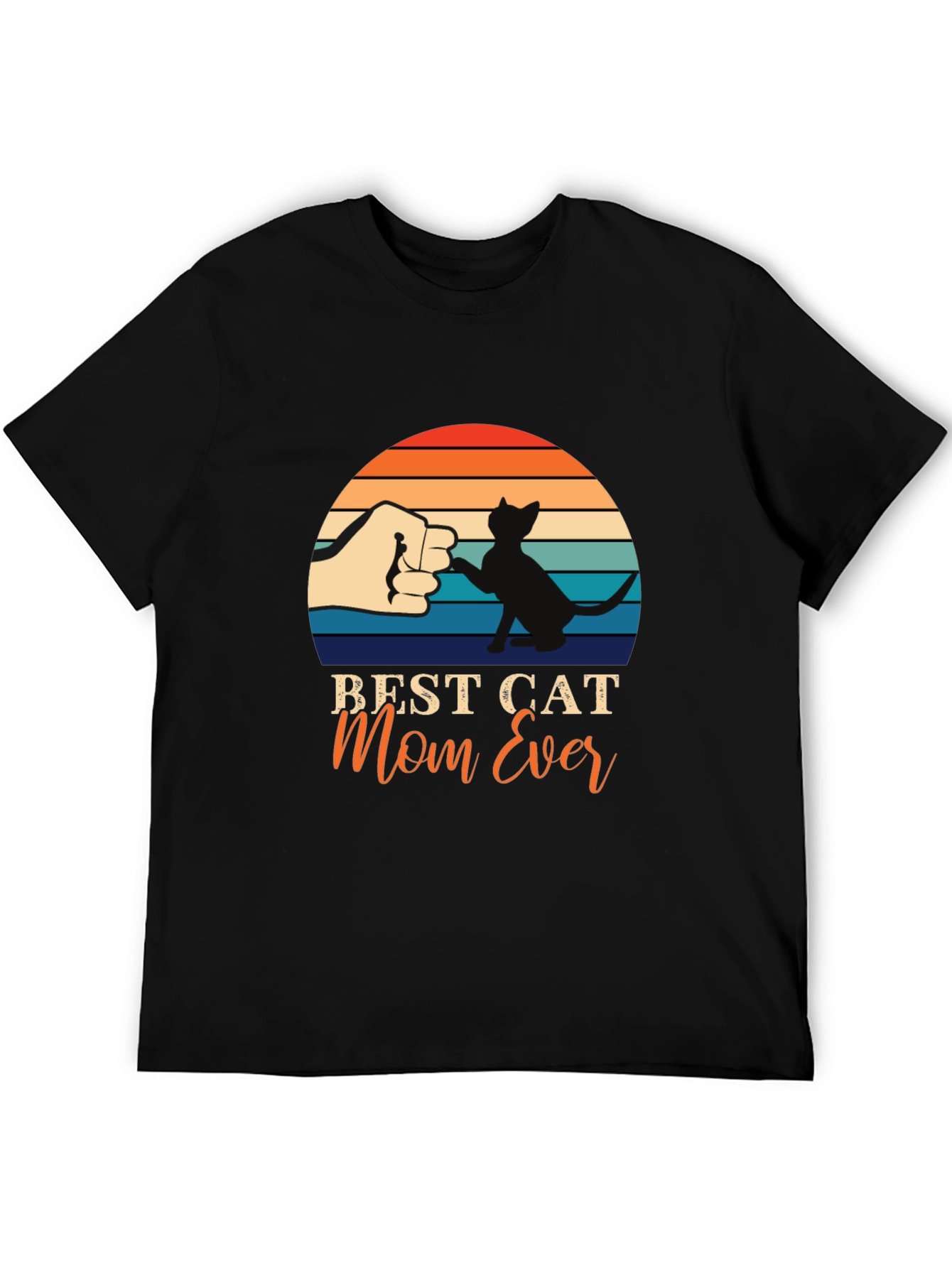 Best Cat Mom Ever T-Shirt Cat Lover Tee