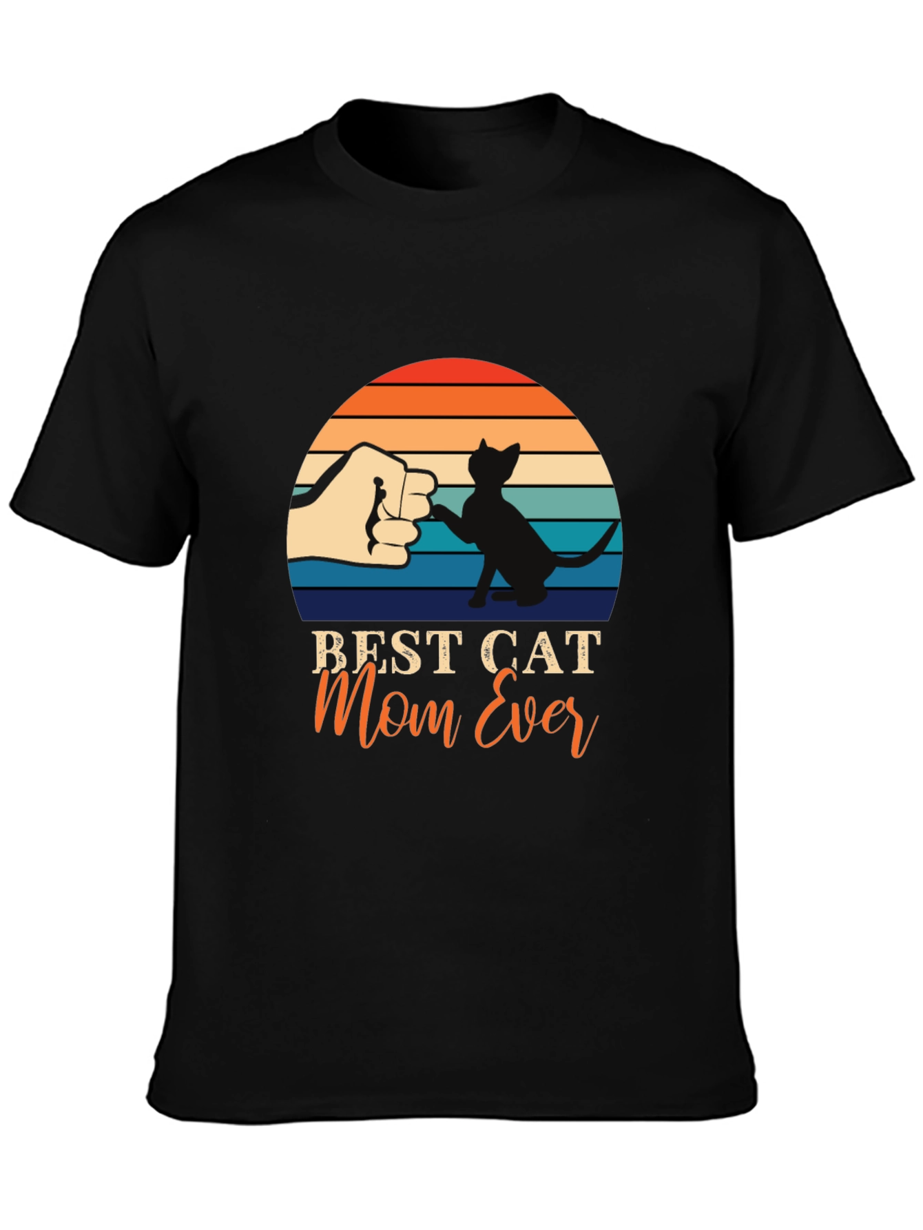 Best Cat Mom Ever T-Shirt Cat Lover Tee