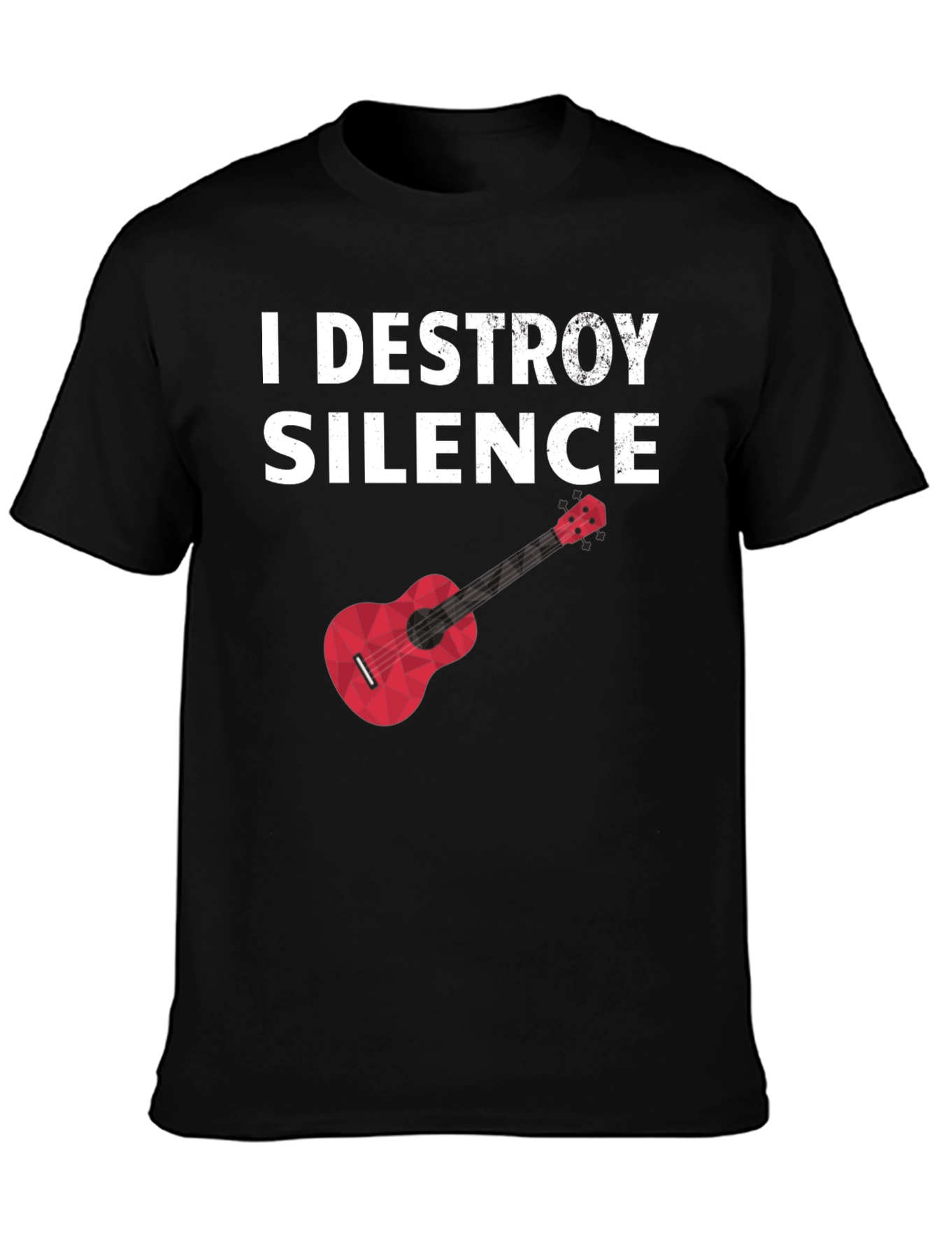 I Destroy Silence Graphic Tee - Musician T-Shirt