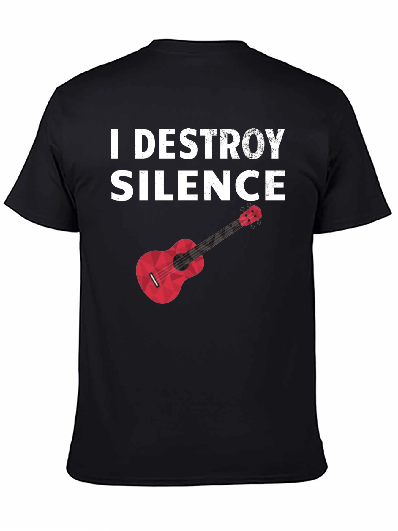 I Destroy Silence Graphic Tee - Musician T-Shirt