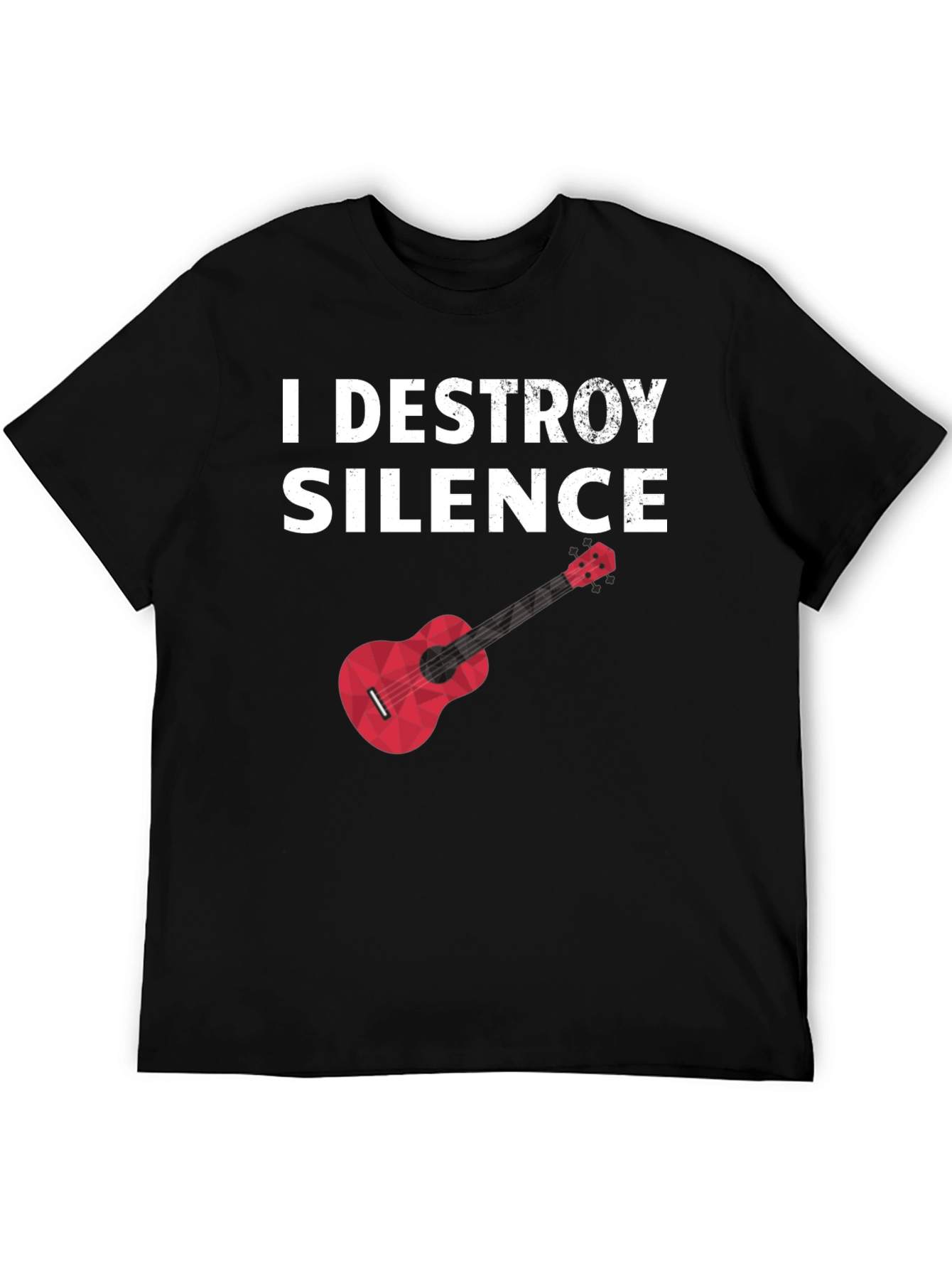 I Destroy Silence Graphic Tee - Musician T-Shirt