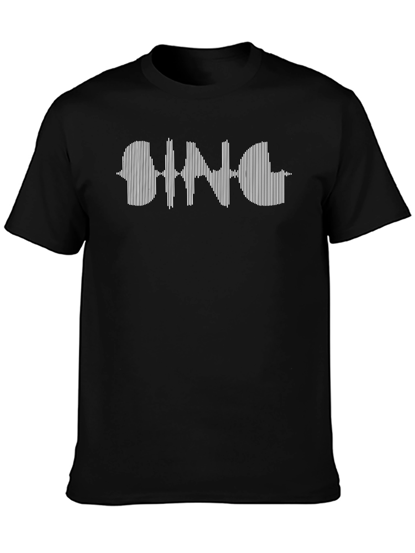 Soundwave Graphic Tee - Black Casual Style