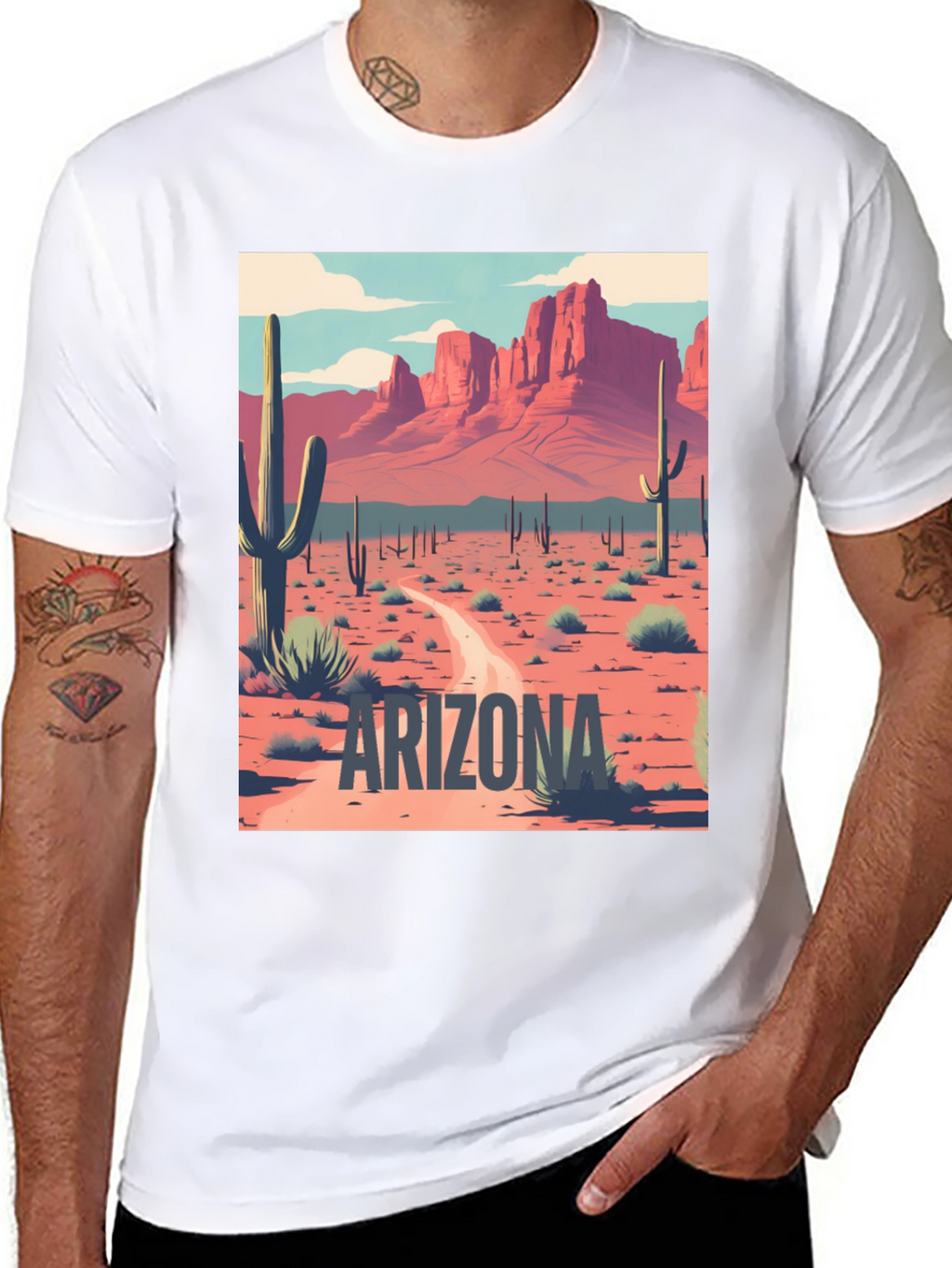 Arizona Desert Graphic T-Shirt