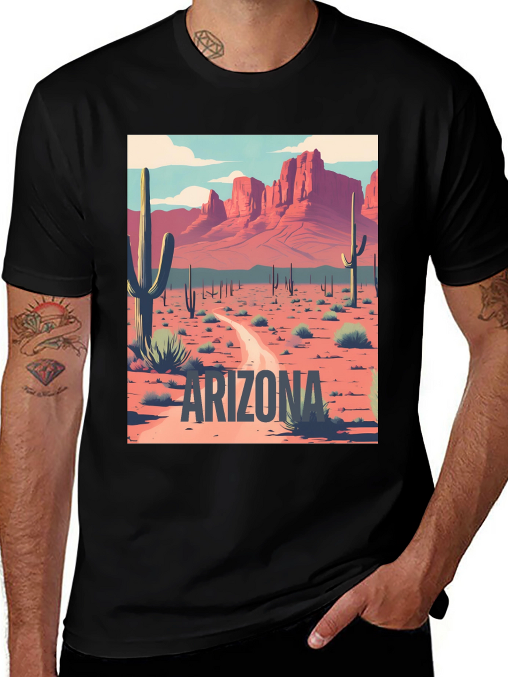 Arizona Desert Graphic T-Shirt