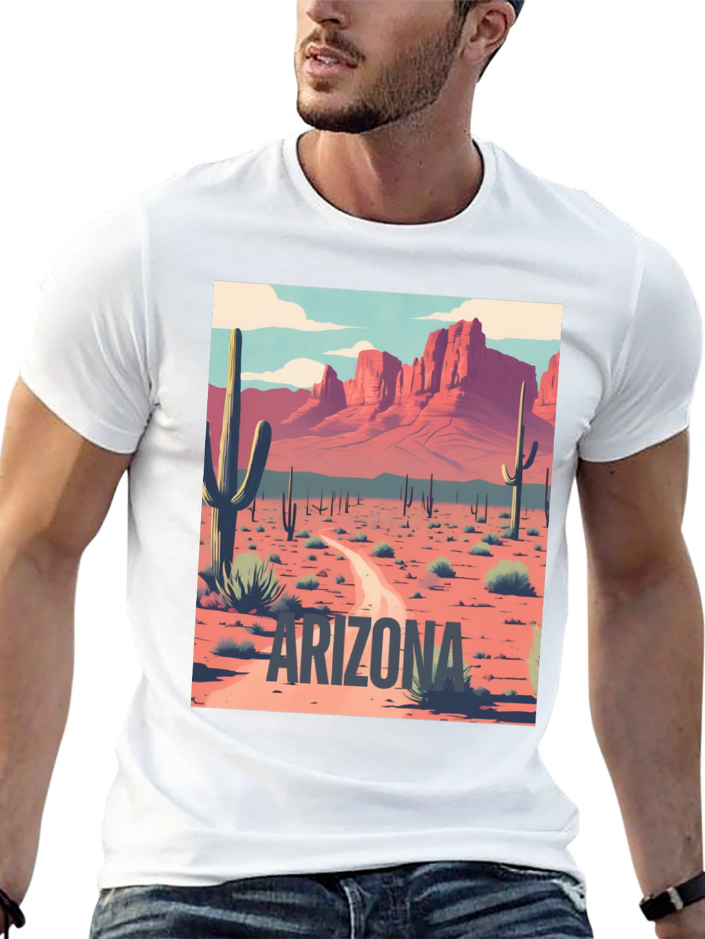 Arizona Desert Graphic T-Shirt