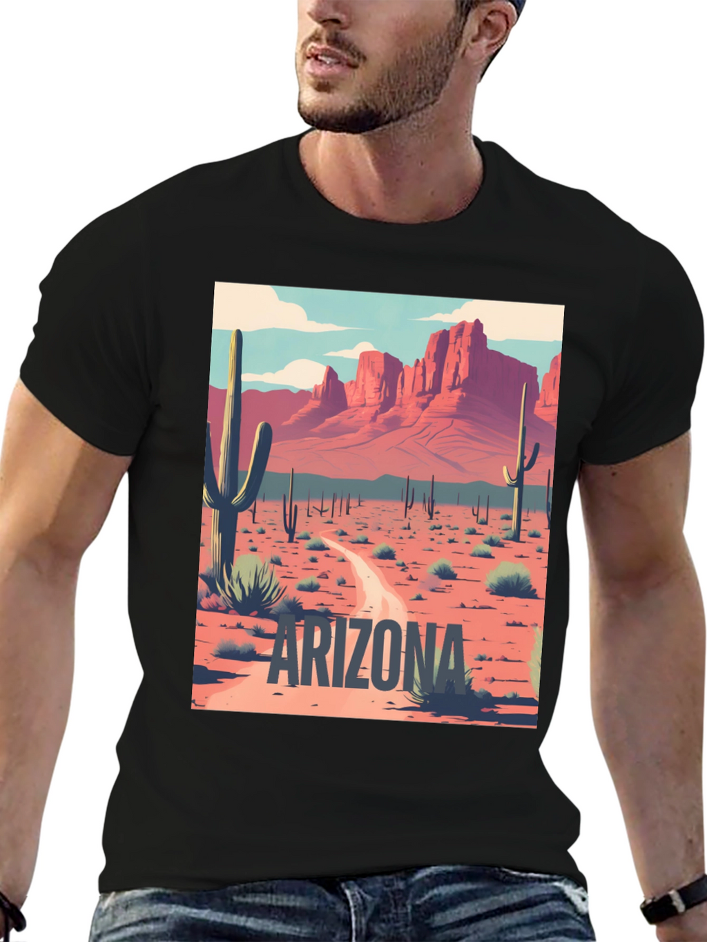 Arizona Desert Graphic T-Shirt
