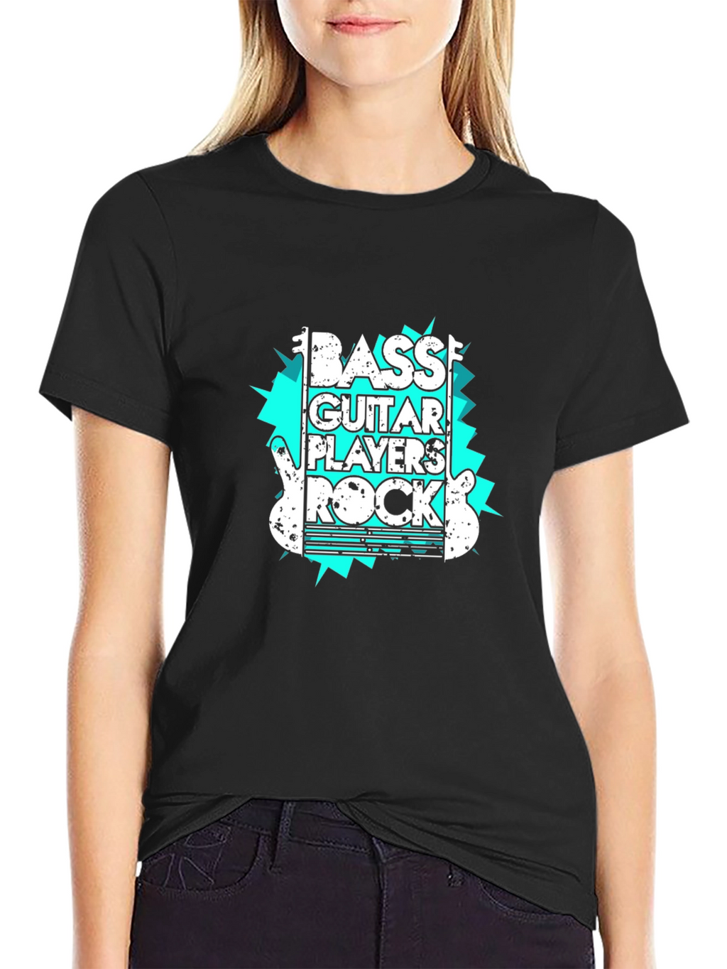 Bass Guitar Players Rock Graphic Tee