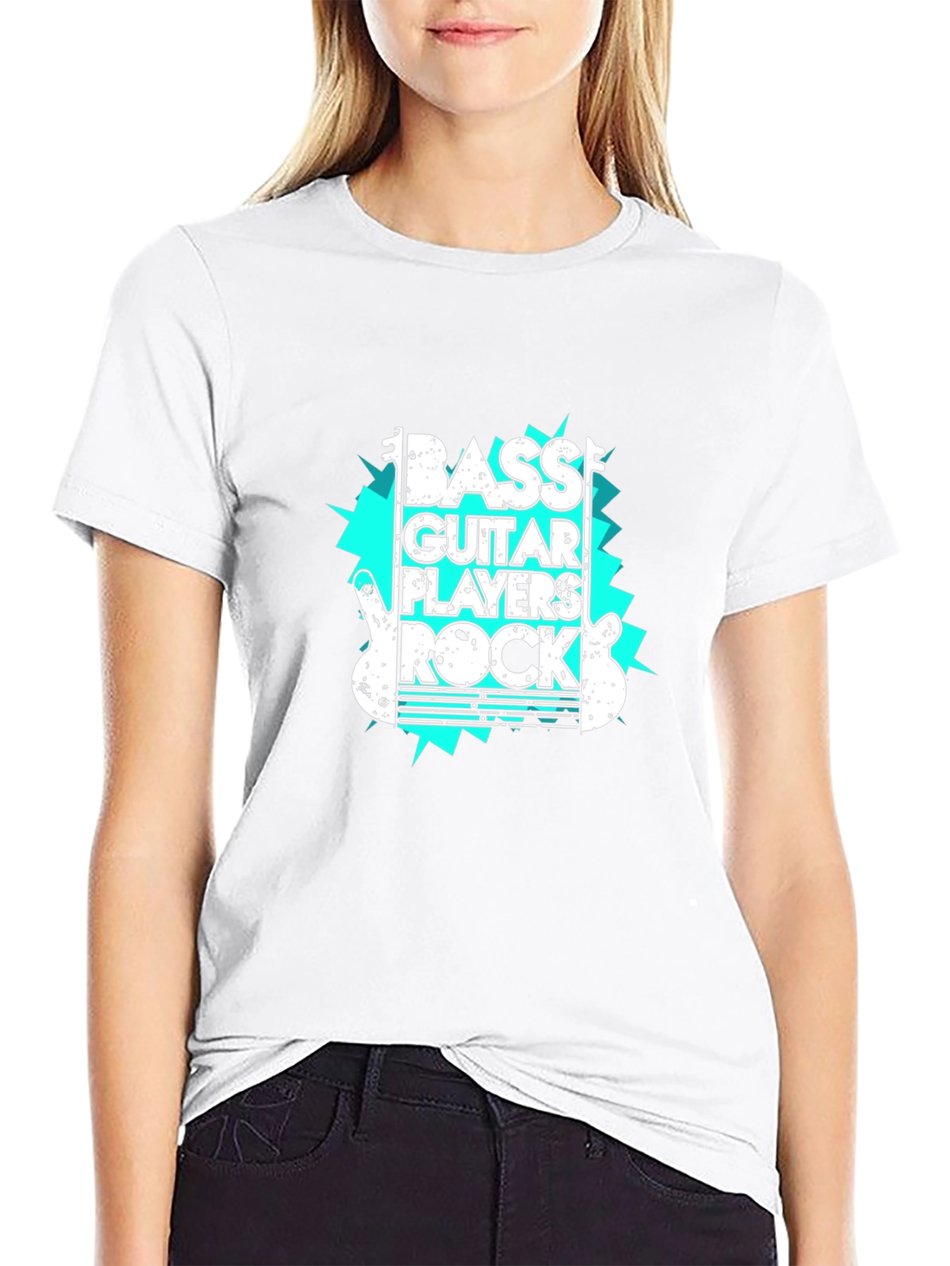 Bass Guitar Players Rock Graphic Tee