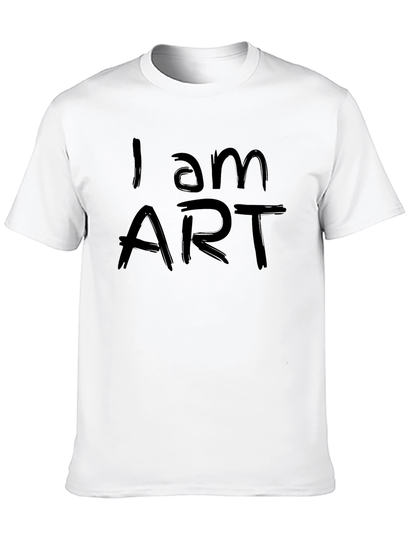 I am ART Black Graphic Tee