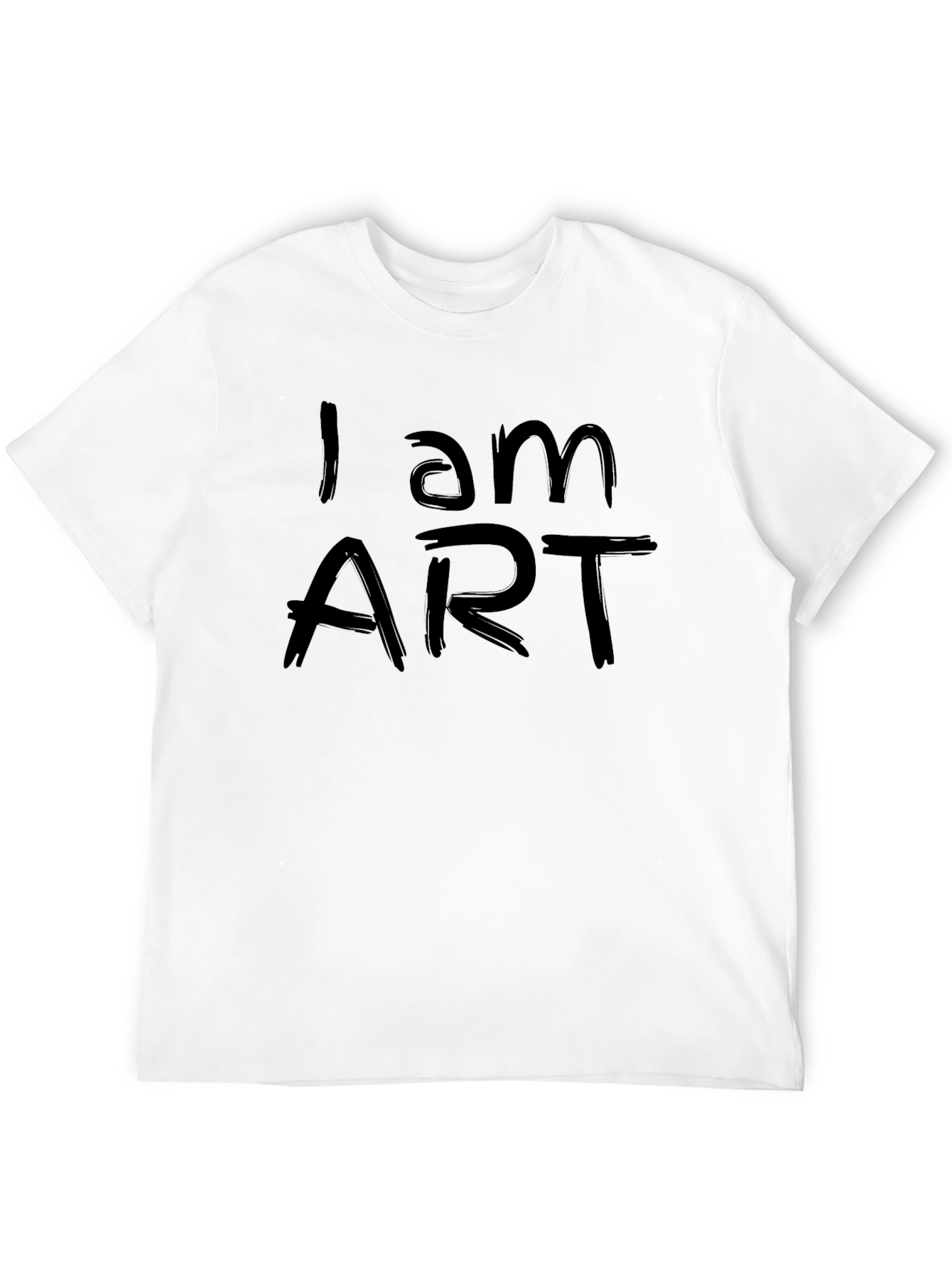 I am ART Black Graphic Tee