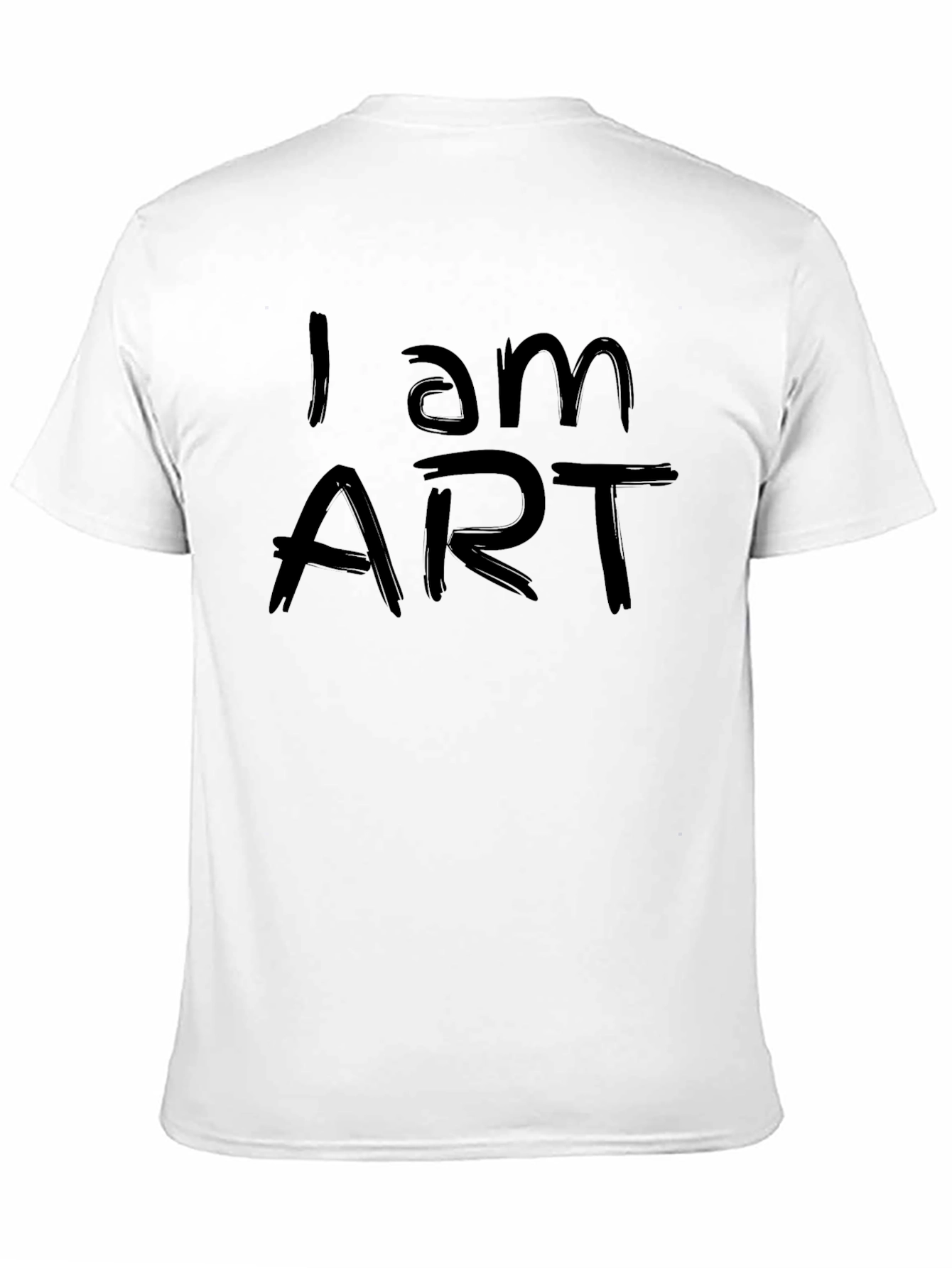 I am ART Black Graphic Tee