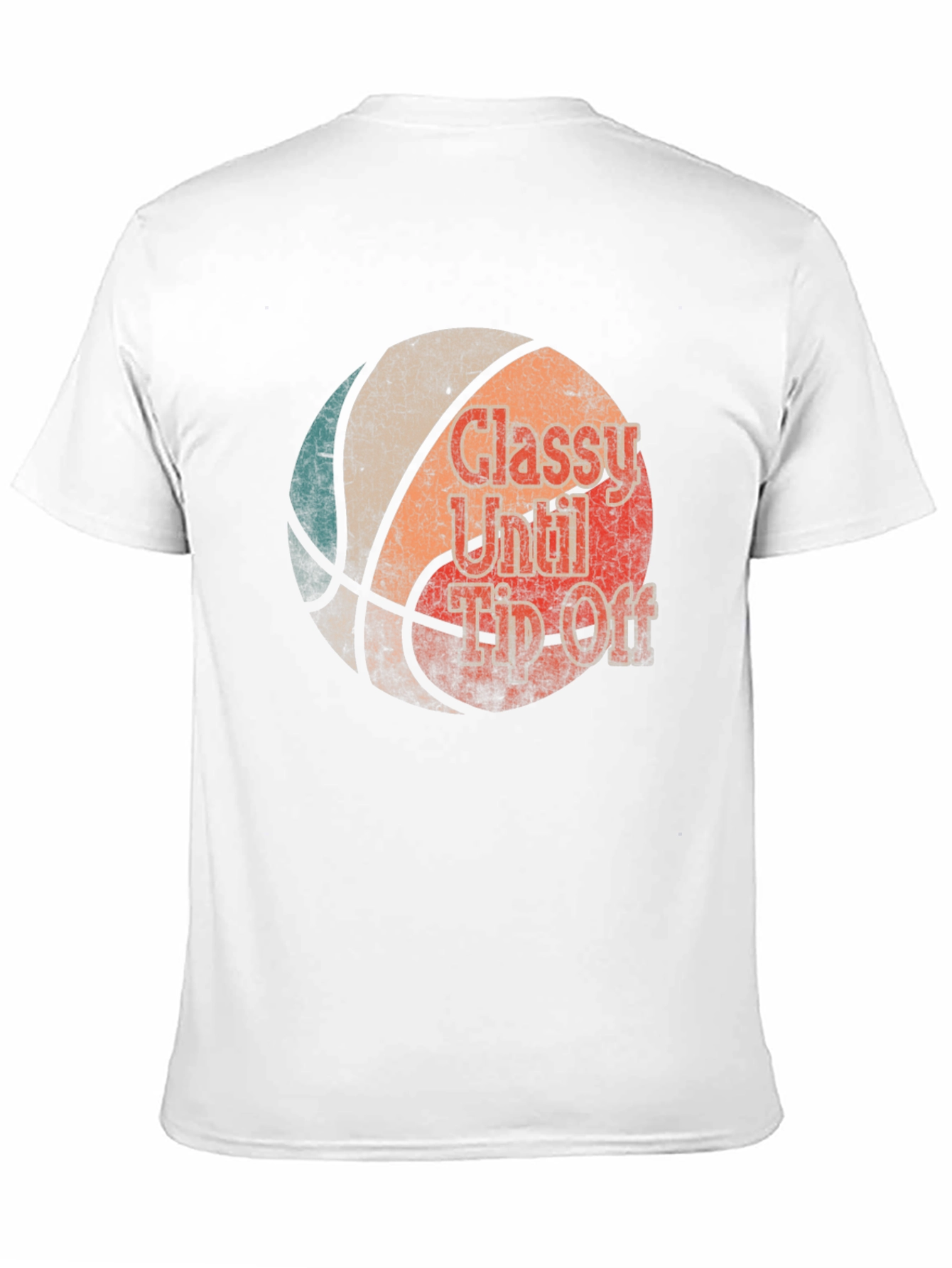 Classy Until Tip Off Basketball Graphic Tee