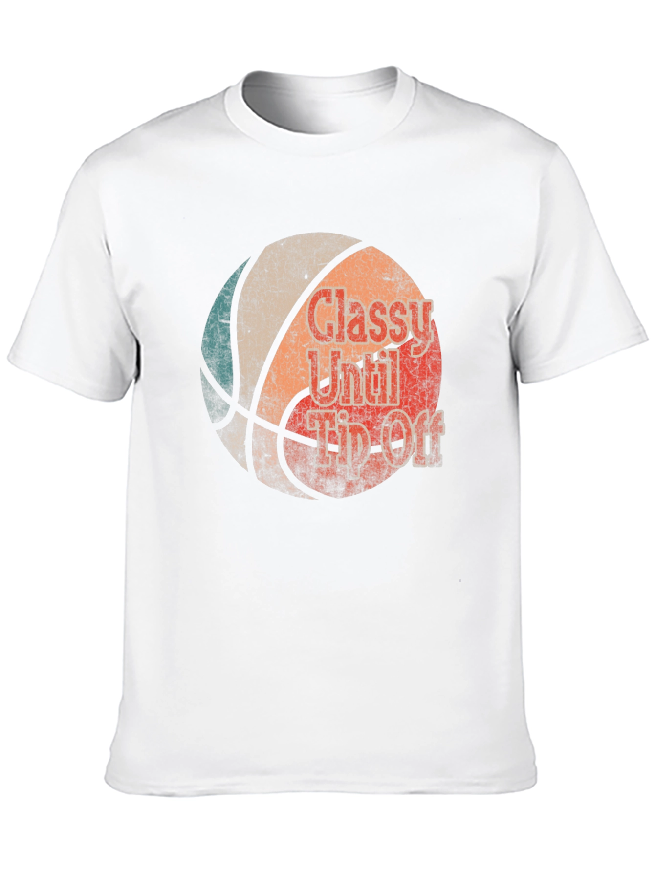 Classy Until Tip Off Basketball Graphic Tee