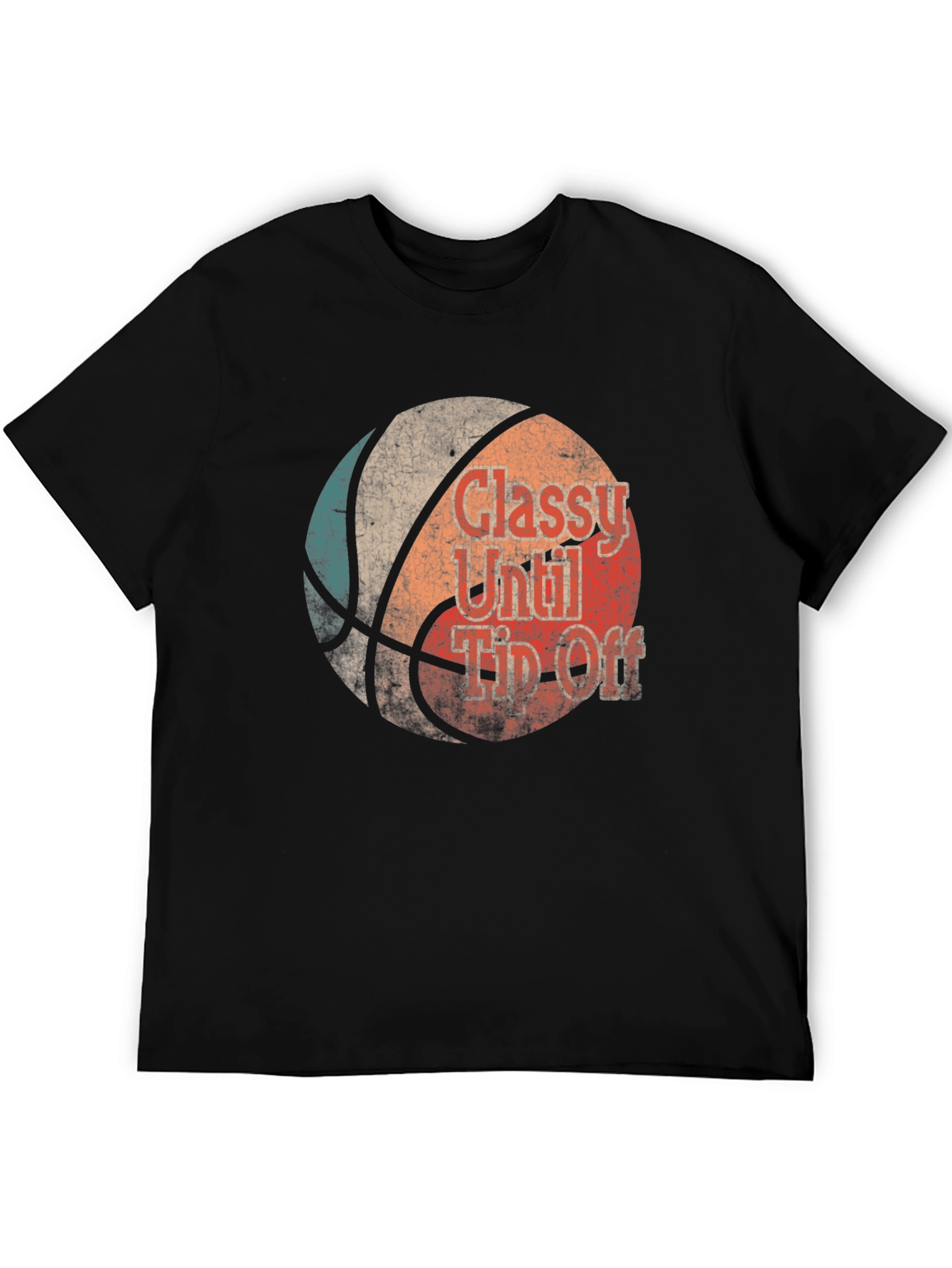 Classy Until Tip Off Basketball Graphic Tee
